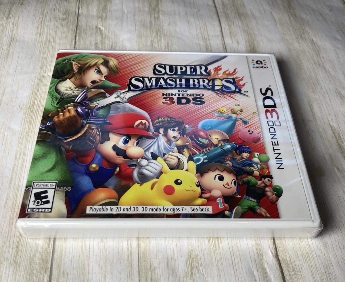 Super Smash Bros. For Nintendo 3DS – Brand New & Factory Sealed – Authentic