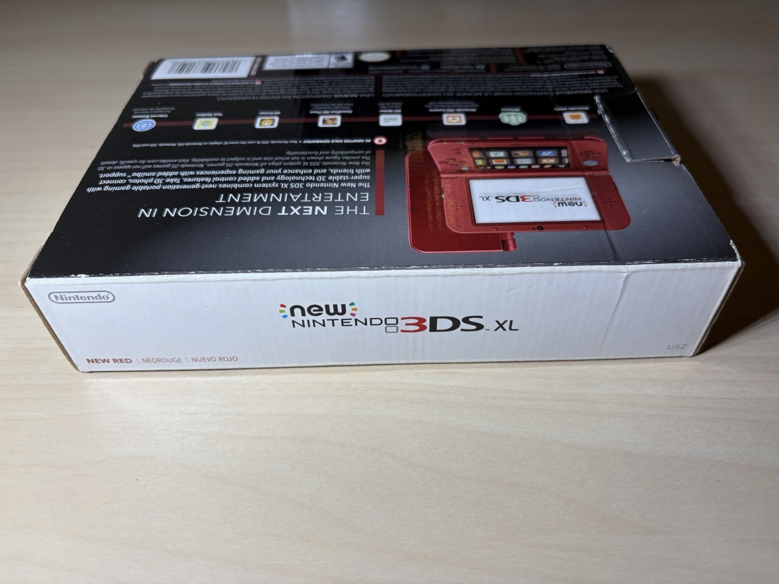New Nintendo 3DS XL Red Handheld Console In Box – Near Mint