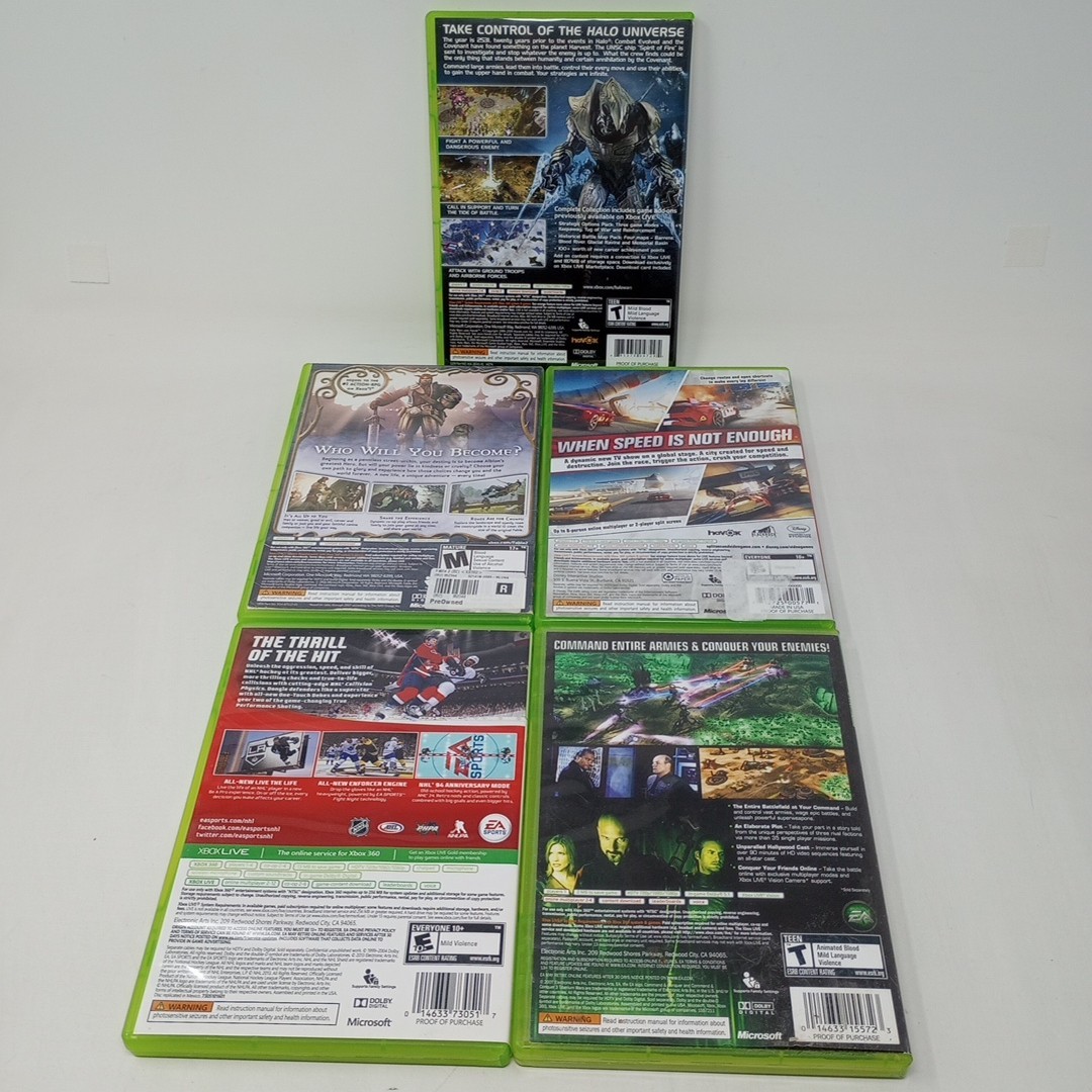 Lot Of 22 Xbox 360 Games With Cases (Many Have Manuals) UNTESTED See Pics!