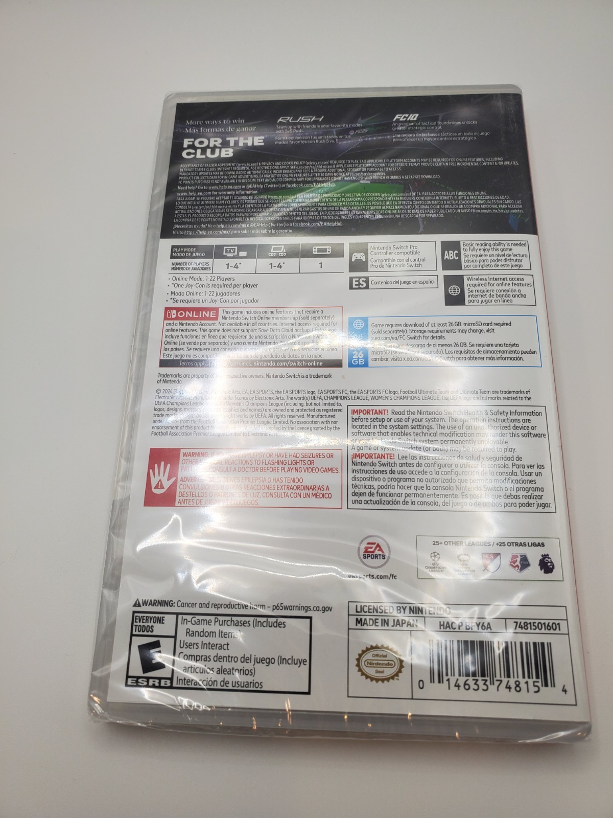 EA Sports FC 25 – Nintendo Switch New