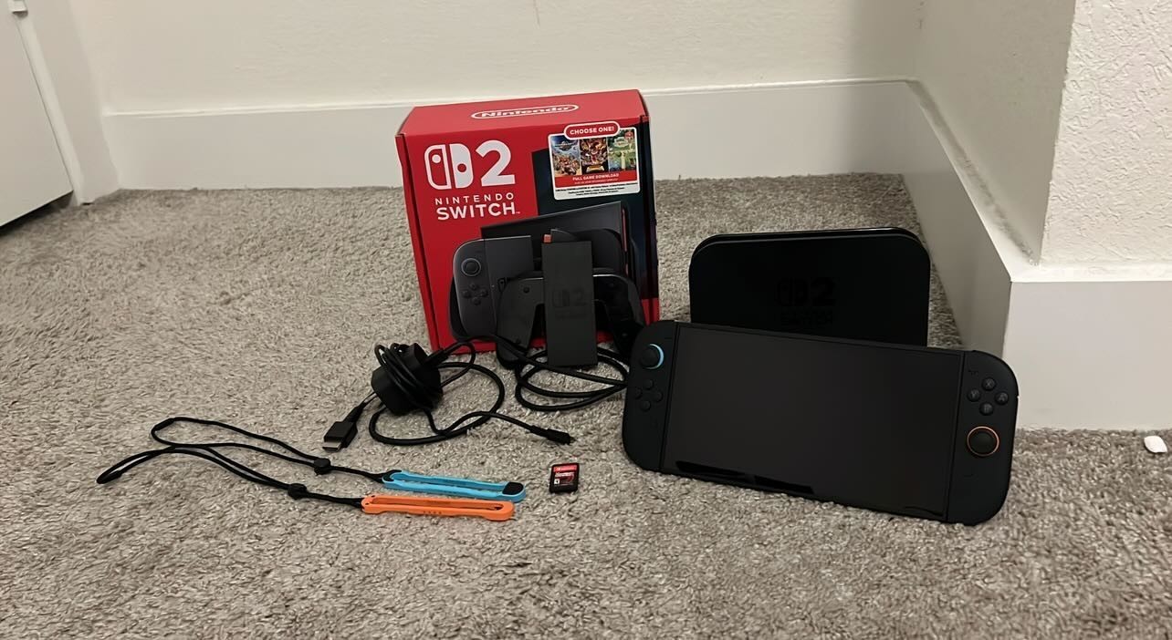 Brand New Switch 2 – Barely Used – Perfect Condition – All Parts Included