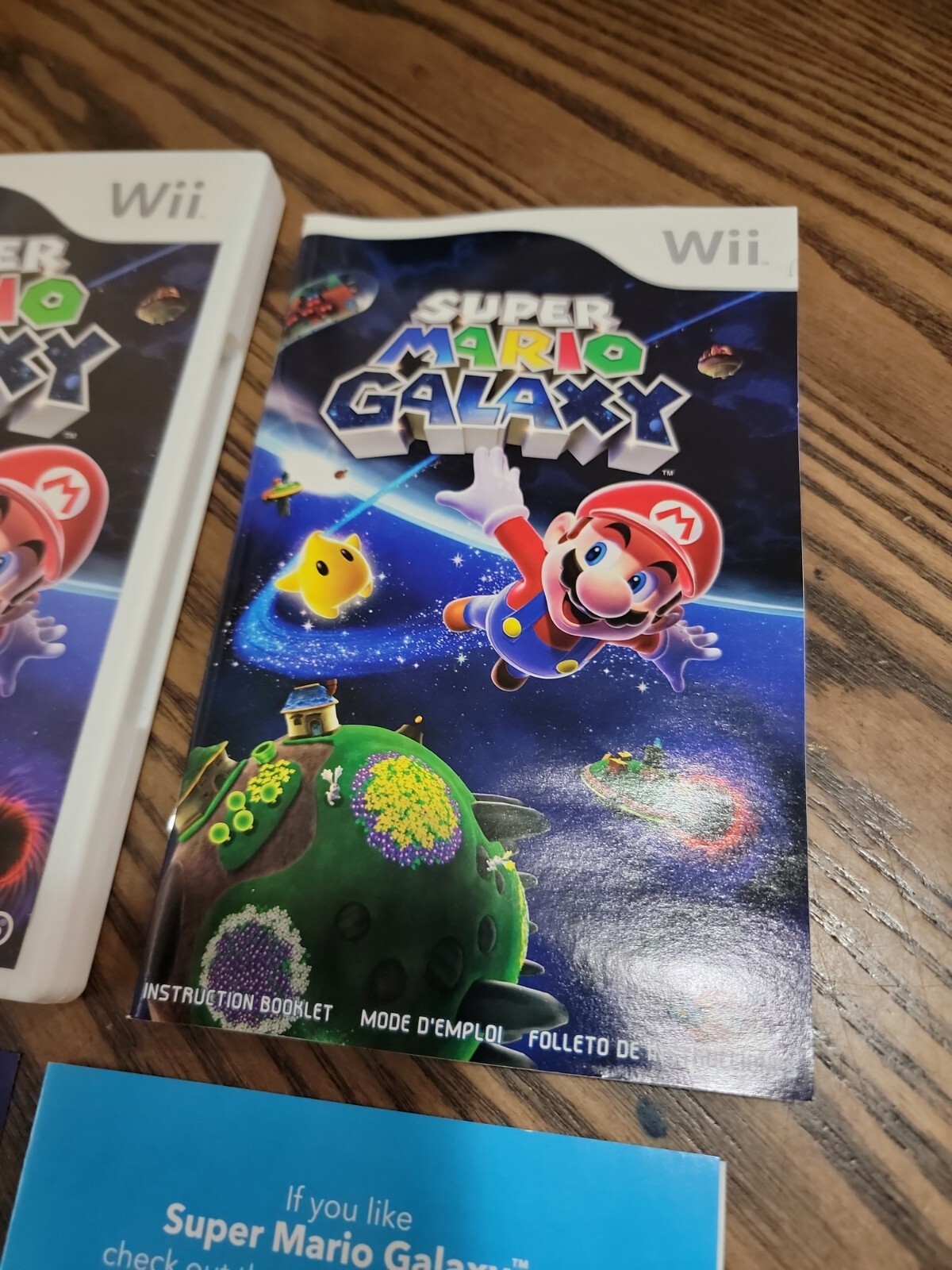 Super Mario Galaxy (Nintendo Wii, 2007) CIB. ACCEPTABLE CONDITION. FREE SHIPPING
