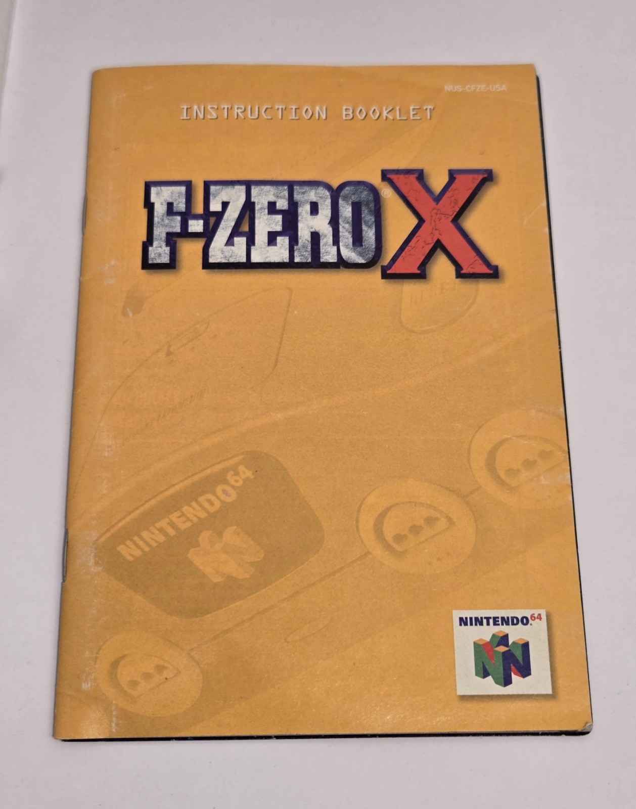 F-Zero X (Nintendo 64 | N64) Authentic Box, Manual, and Operation Card – NO GAME
