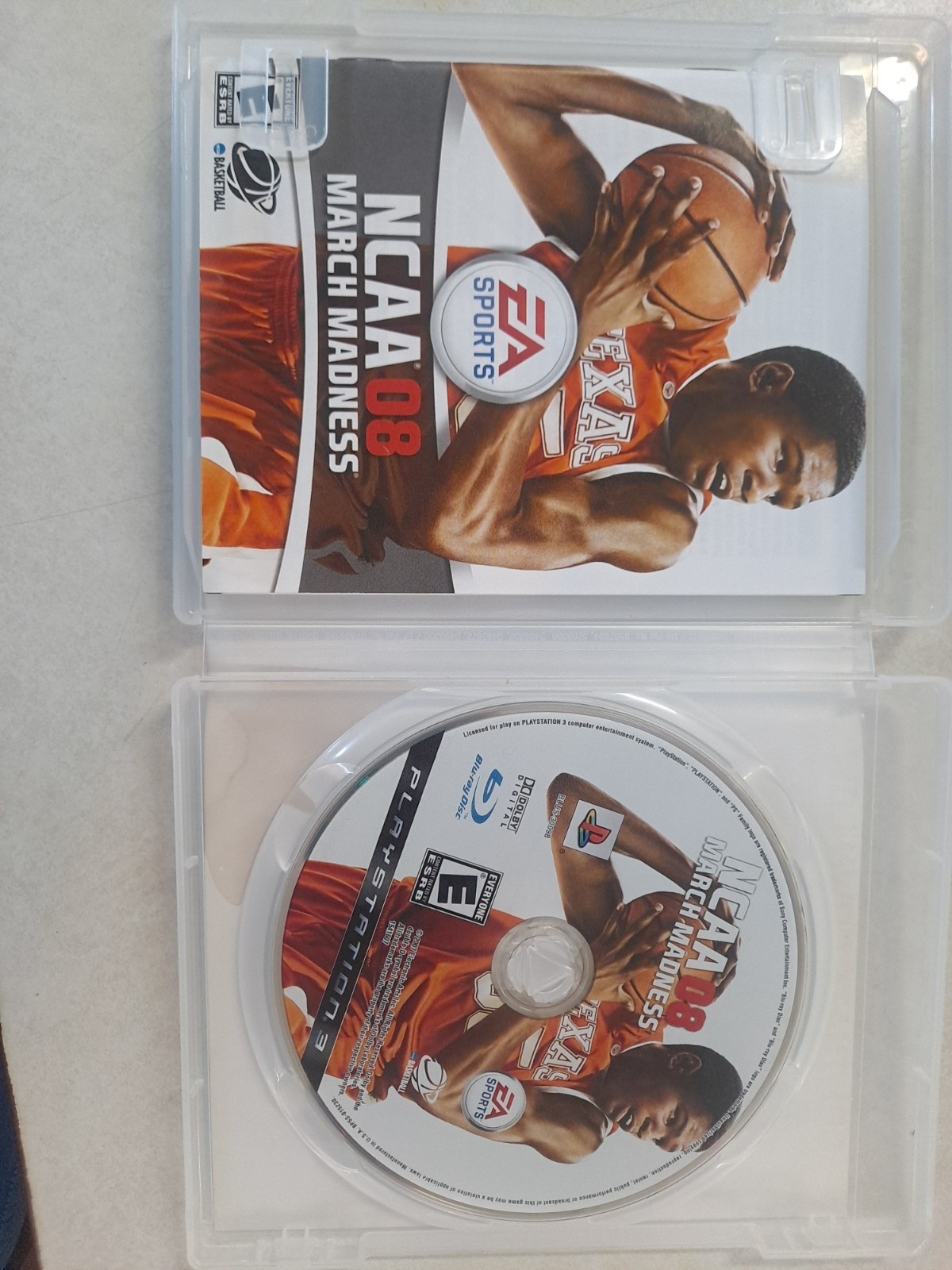 NCAA March Madness 08 College Basketball (PS3) CIB Complete – Stained Artwork