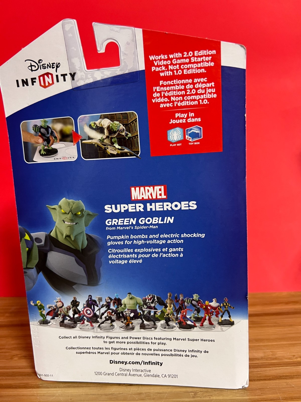 Disney Infinity 2.0 Marvel figures Green Goblin Falcon & Ronan- sealed