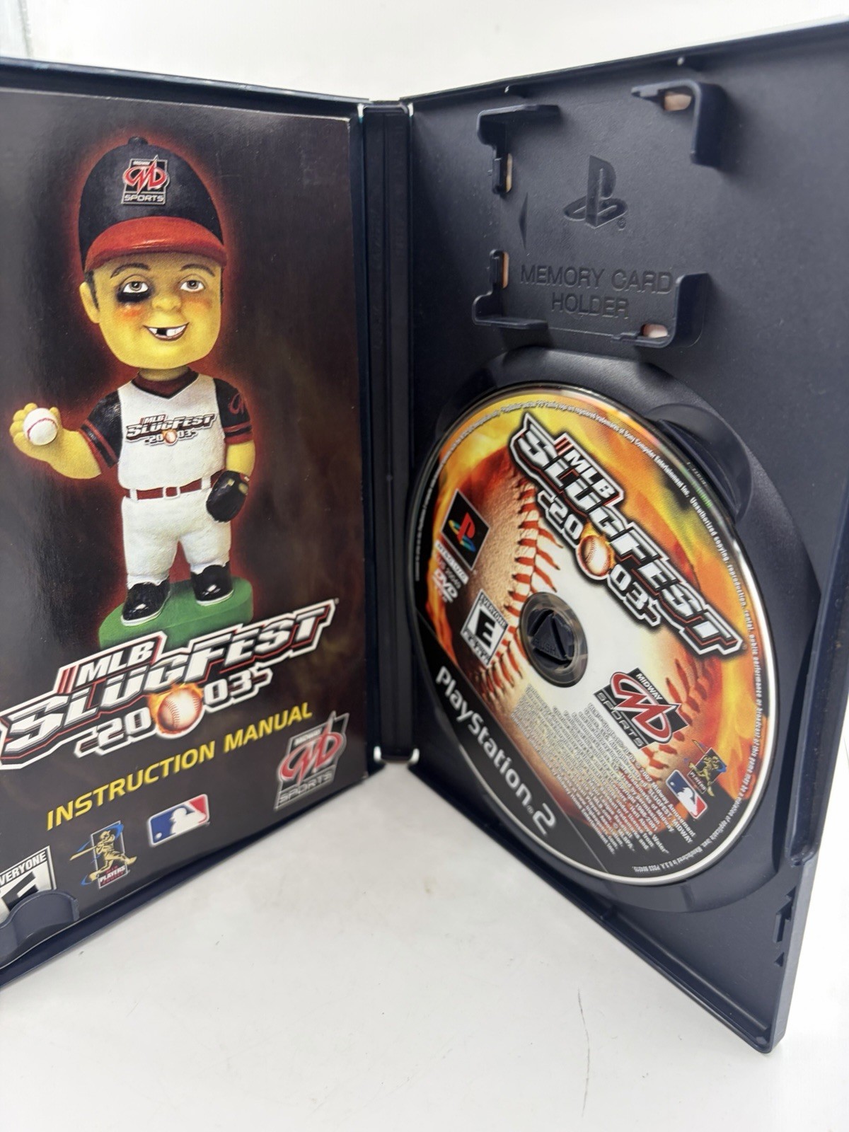 MLB Slugfest 2003 – Sony PlayStation 2 Ps2 – Very Good – Cleaned & Tested – CIB