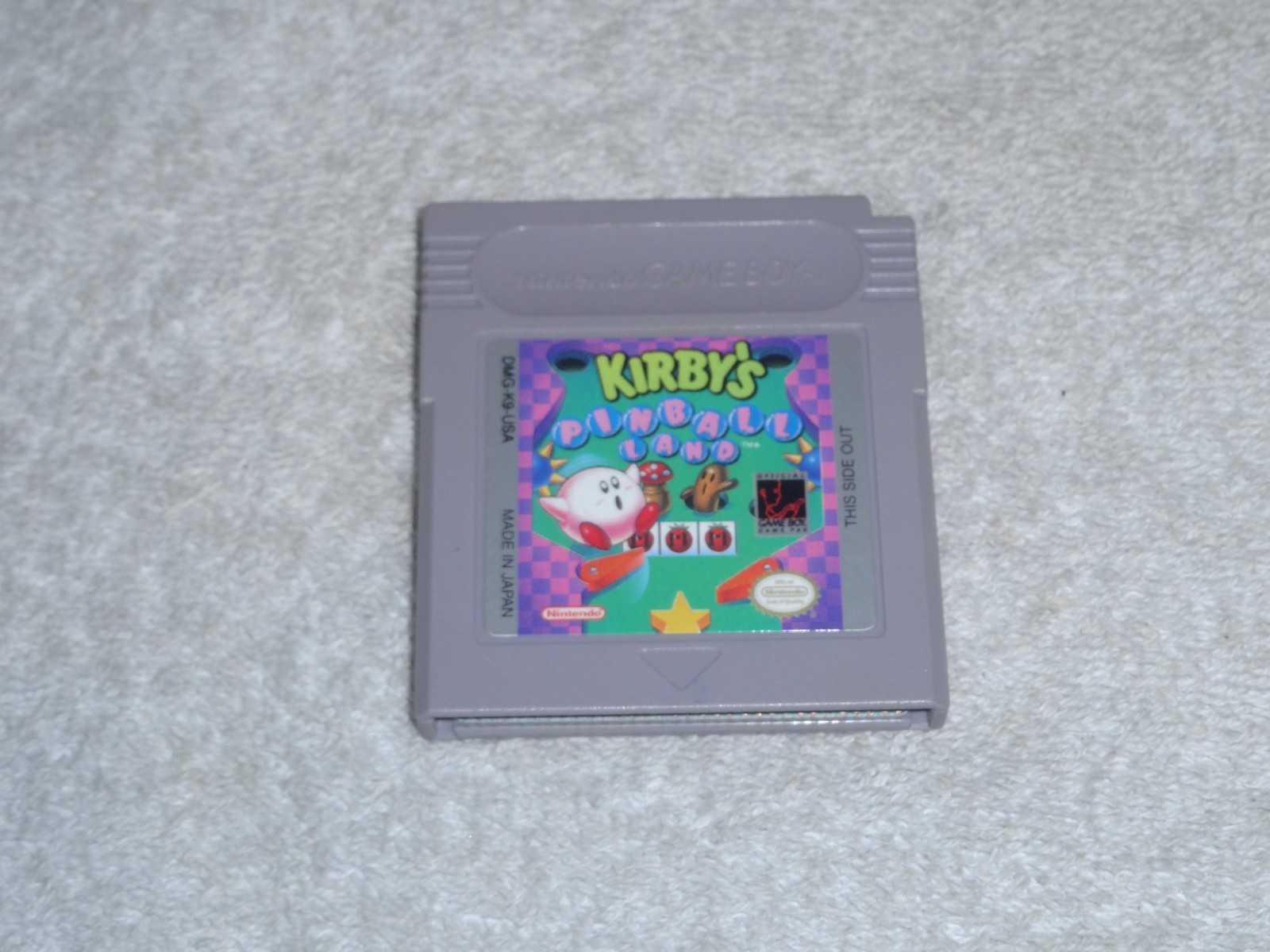 Kirby’s Pinball Land Nintendo Game Boy PORTABLE VIDEO GAME CARTRIDGE KIRBY 0180