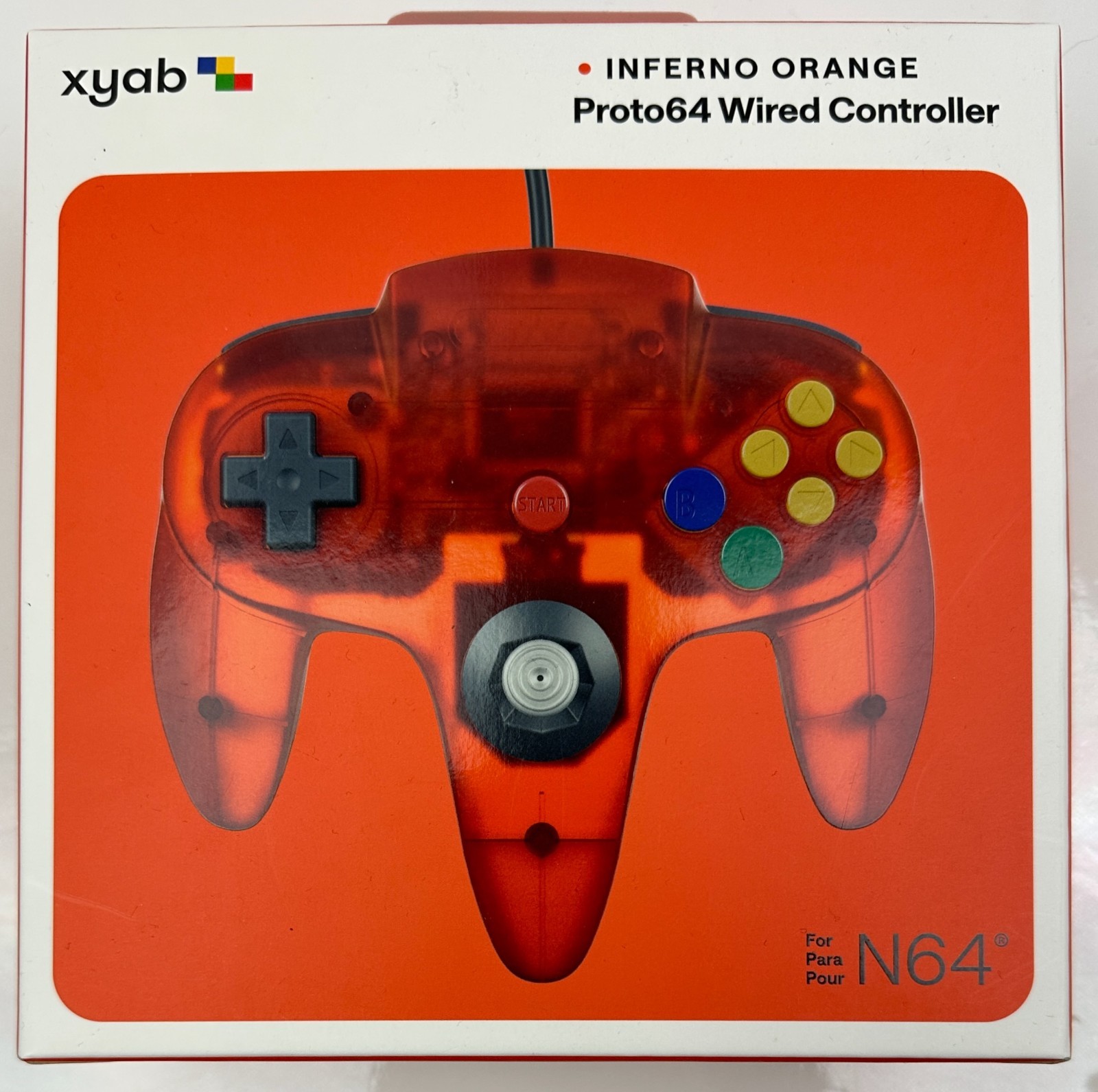XYAB PROTO64 Wired Controller for Nintendo 64 N64 *Choose Your Color*