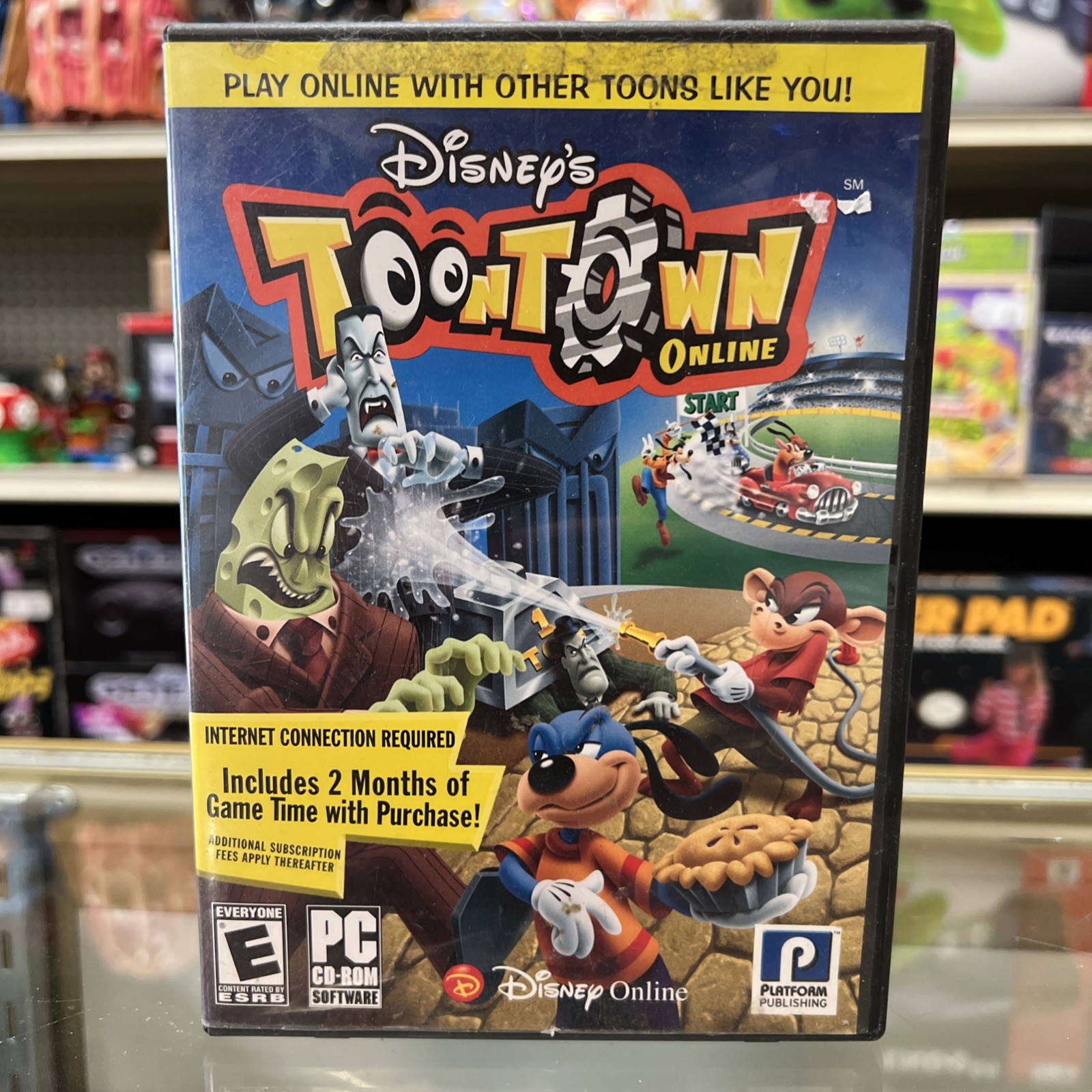 Disney’s Toontown Toon Online PC CD-ROM Game And Case