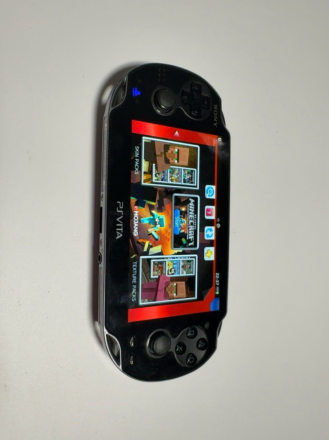 Sony PS Vita PCH-1000 OLED Crystal Black CIB Tested Working w/ Case Charger
