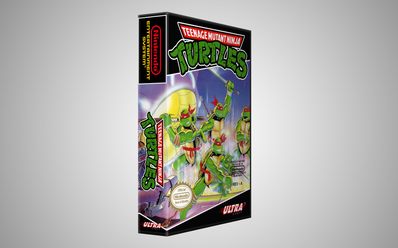 Teenage Mutant Ninja Turtles – Nintendo NES Custom Case *NO GAME*