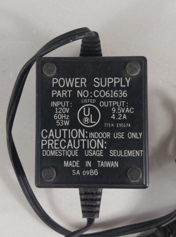 VTG OEM ATARI C061636 Power Supply.