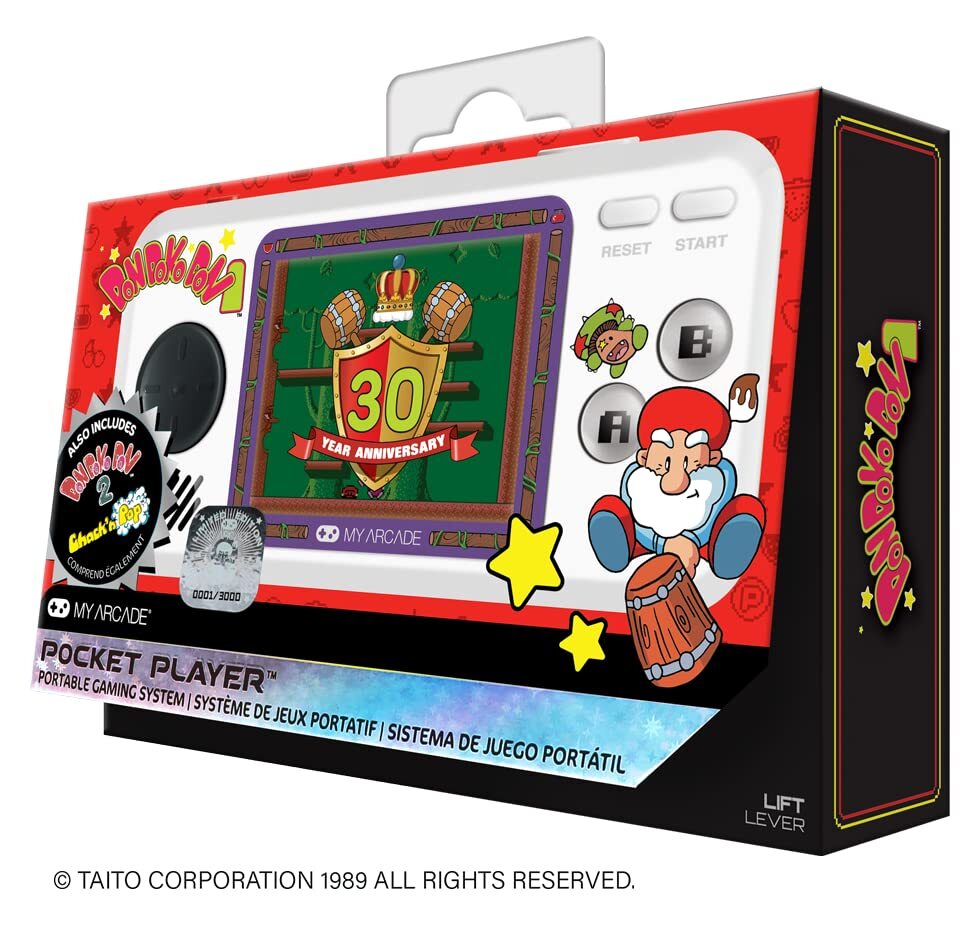 My Arcade Don Doko Don Pocket Player Portable: 3 Built In Games