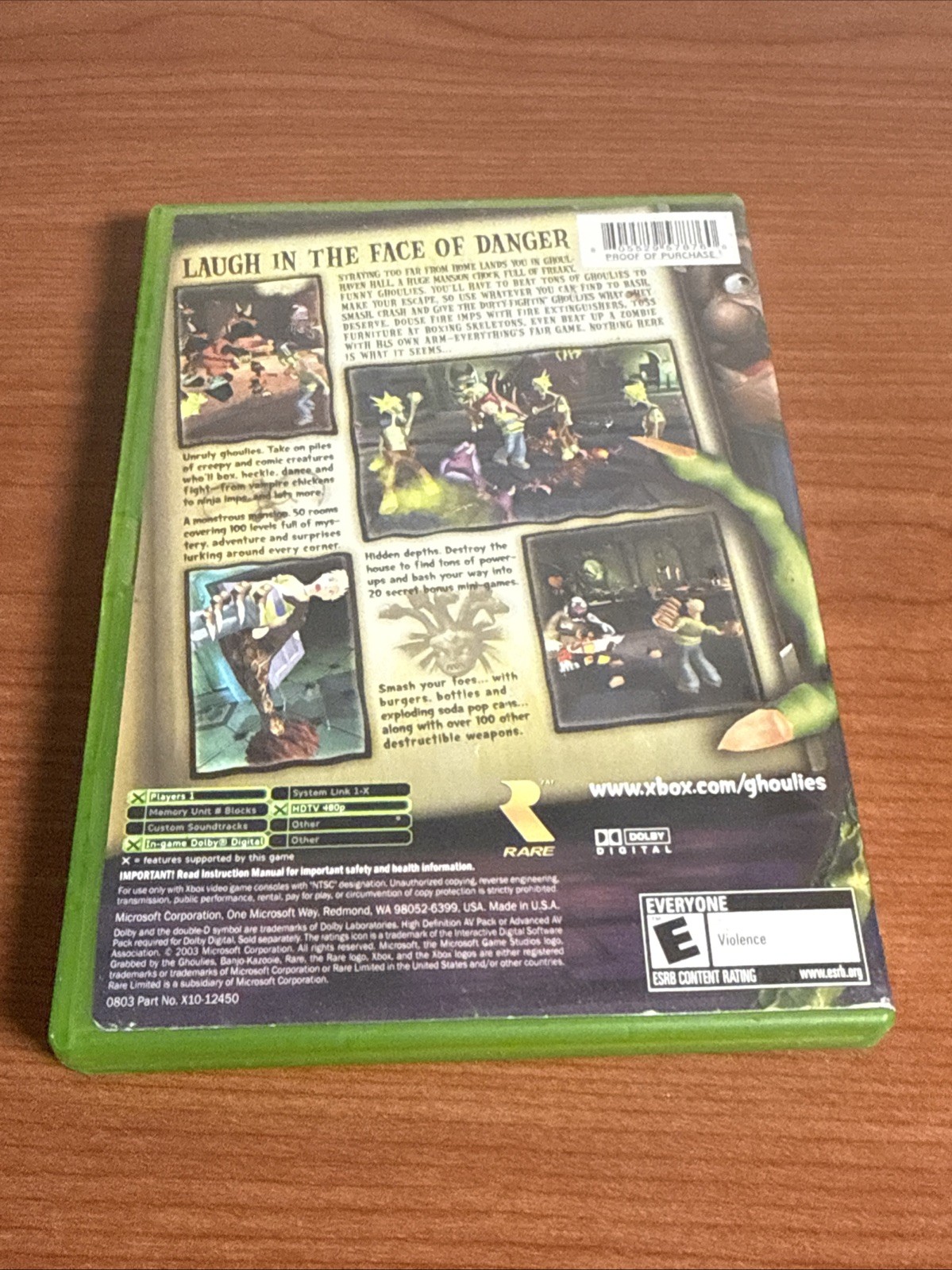 Grabbed by the Ghoulies (Microsoft Xbox, 2003) Complete