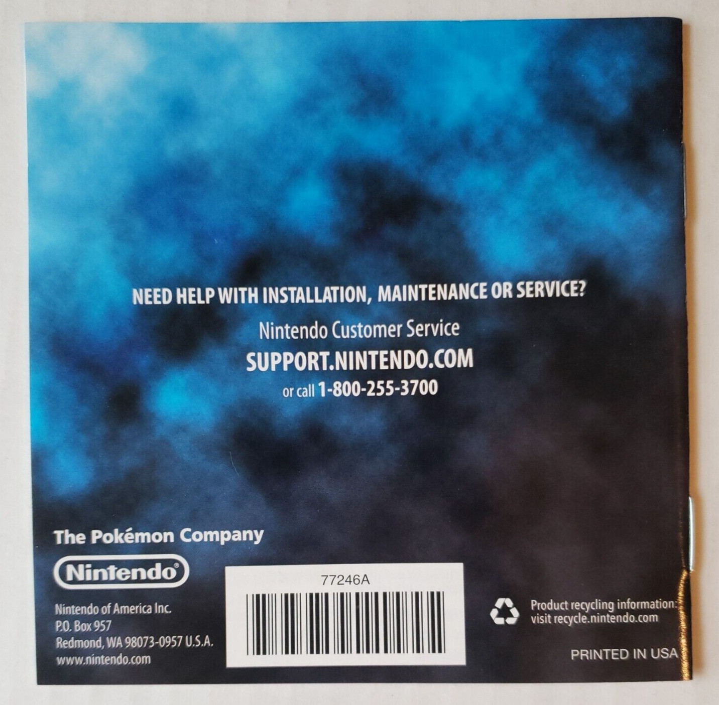 CASE & MANUALS ONLY, NO GAME ~ POKEMON BLACK VERSION 2 ~ NINTENDO DS 2012