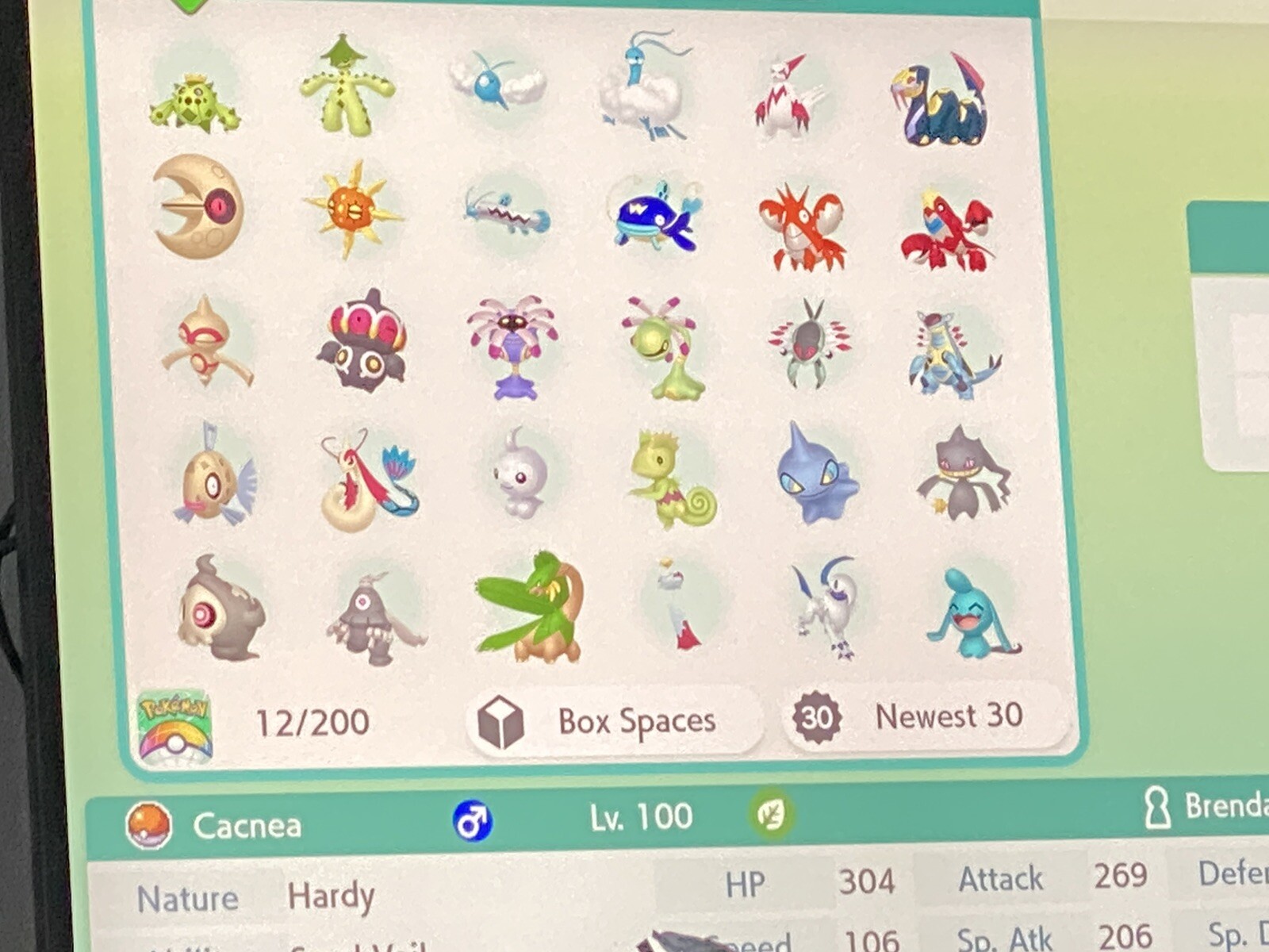 Pokémon home living dex