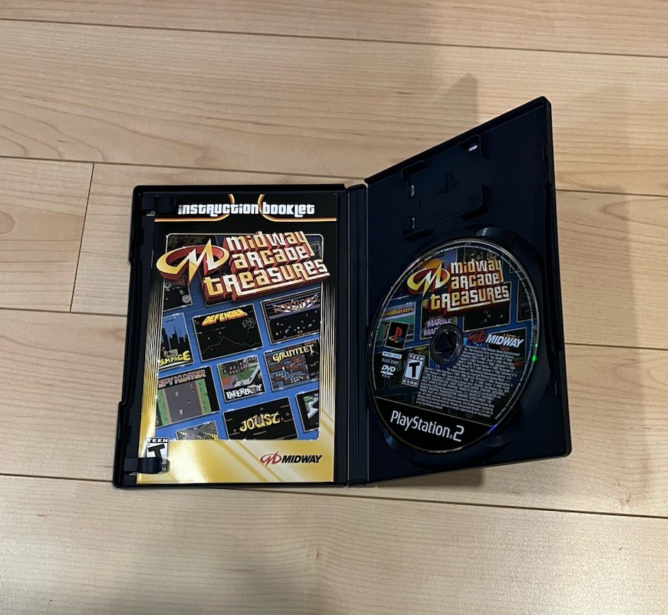 Midway Arcade Treasures PlayStation 2 PS2 Game, 2003, Complete, Tested