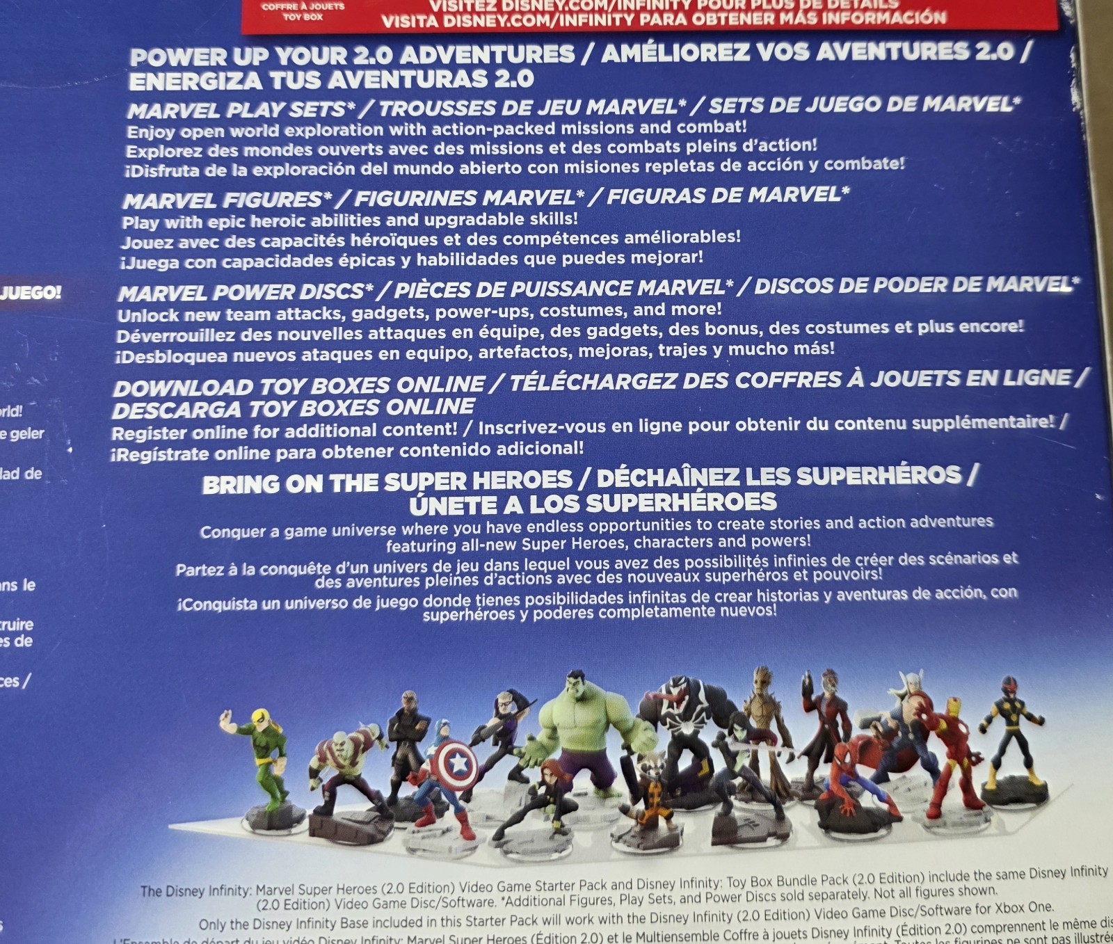 Xbox One Disney Infinity 2.0 Edition Starter Pack Marvel Super Heroes