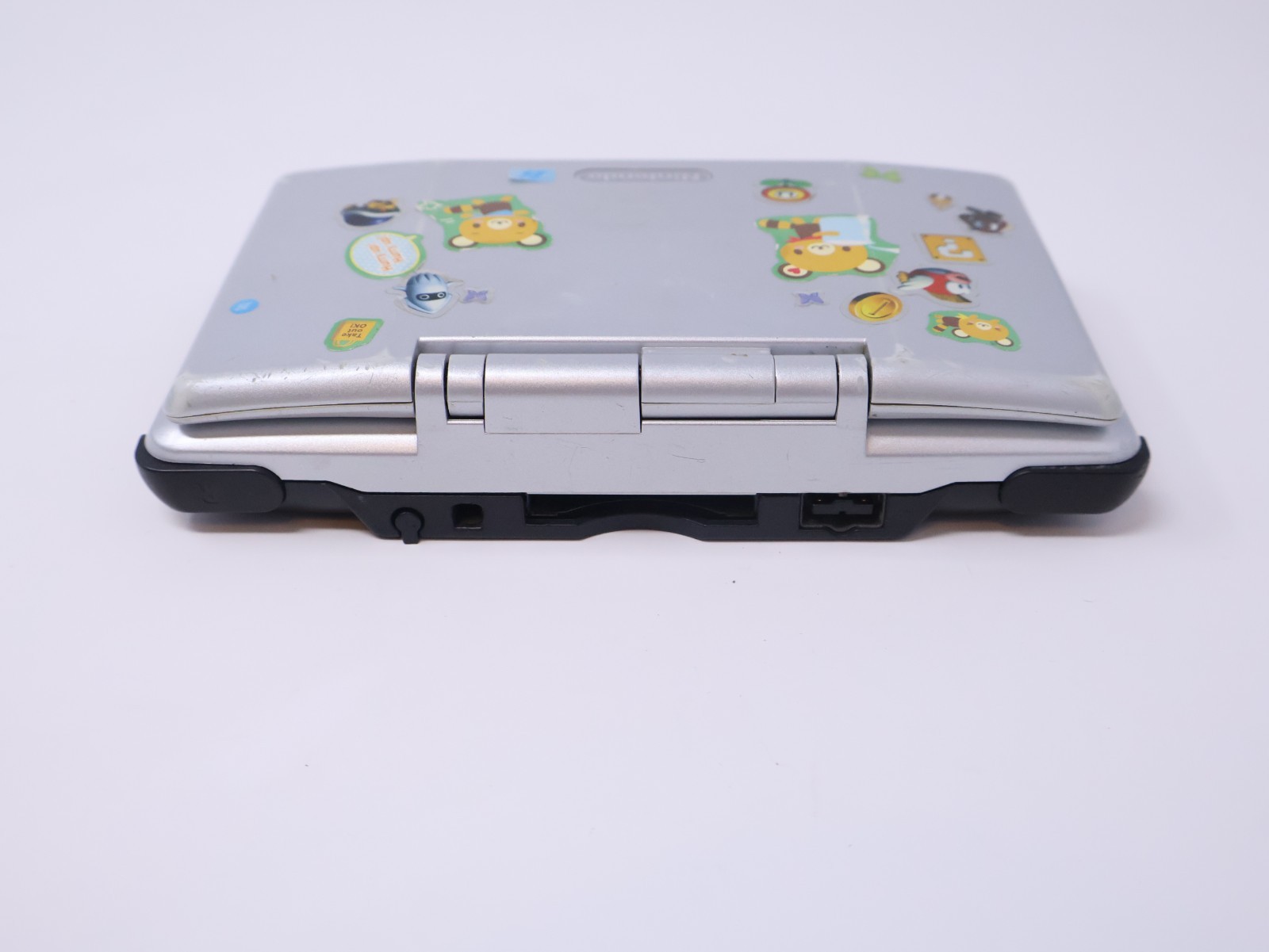 Nintendo DS Handheld Console Tested Working Titanium Silver w/ Charger & Stylus