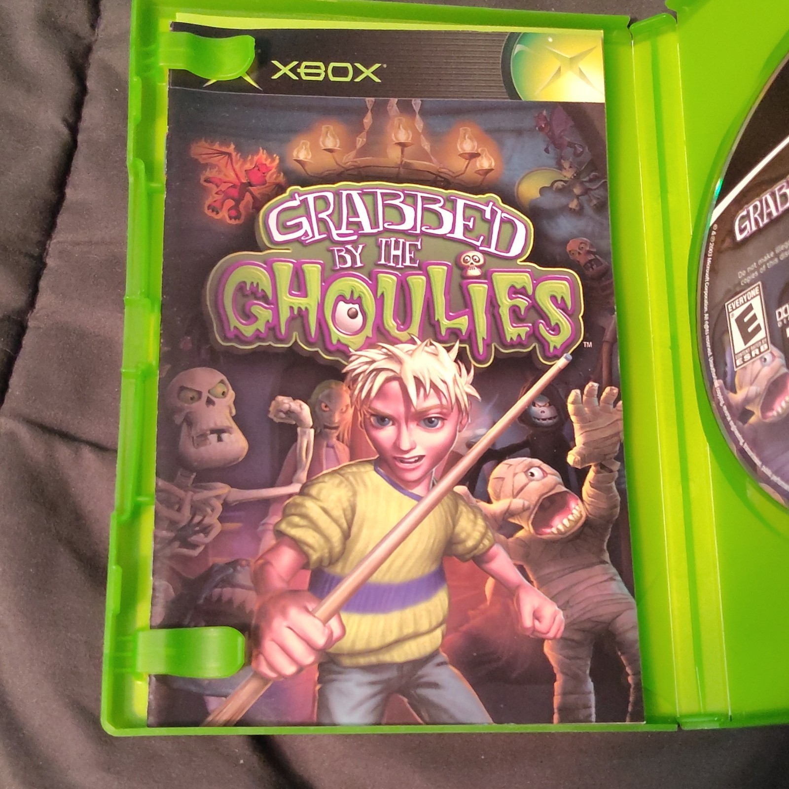 Grabbed by the Ghoulies Xbox Microsoft Game Studios 2003 CIB
