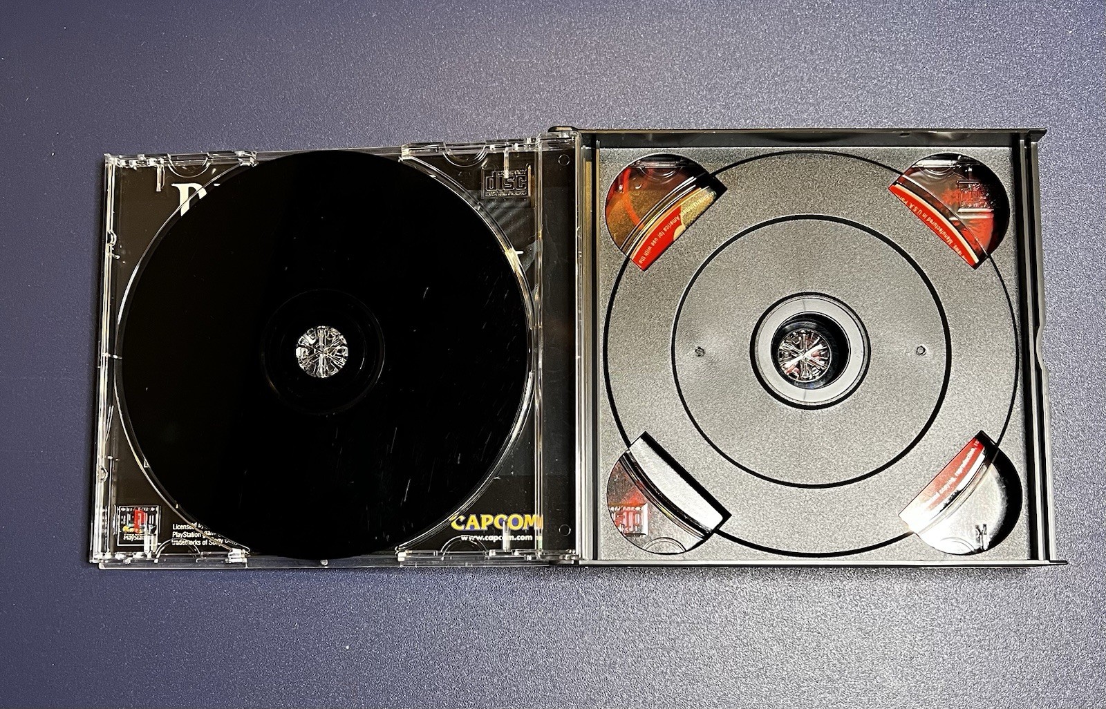 Resident Evil 2 PS1 Black Label Original 1998 Both Discs Case NO MANUAL