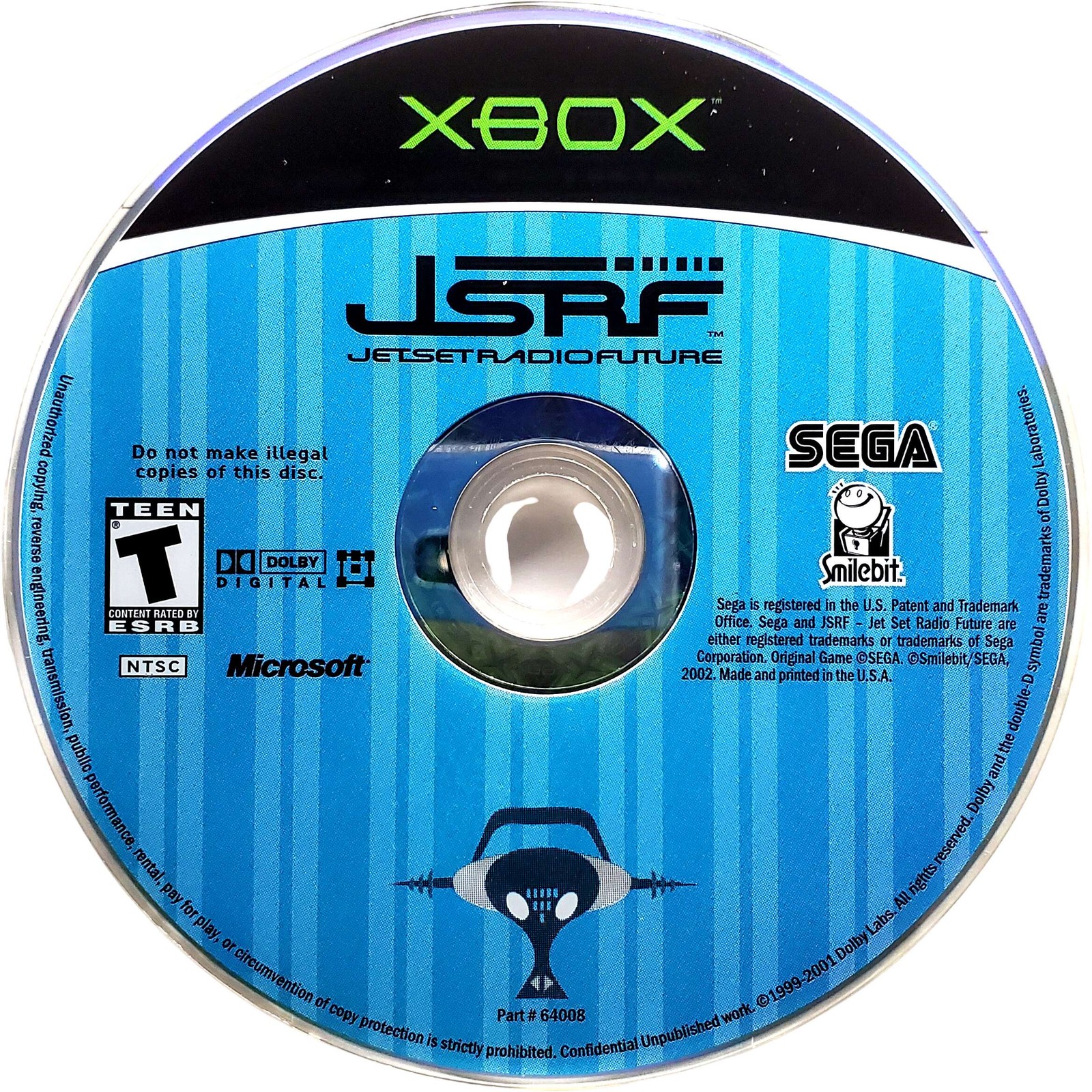 JSRF Jet Set Radio Future – Microsoft Xbox Tested 1Y Guarantee
