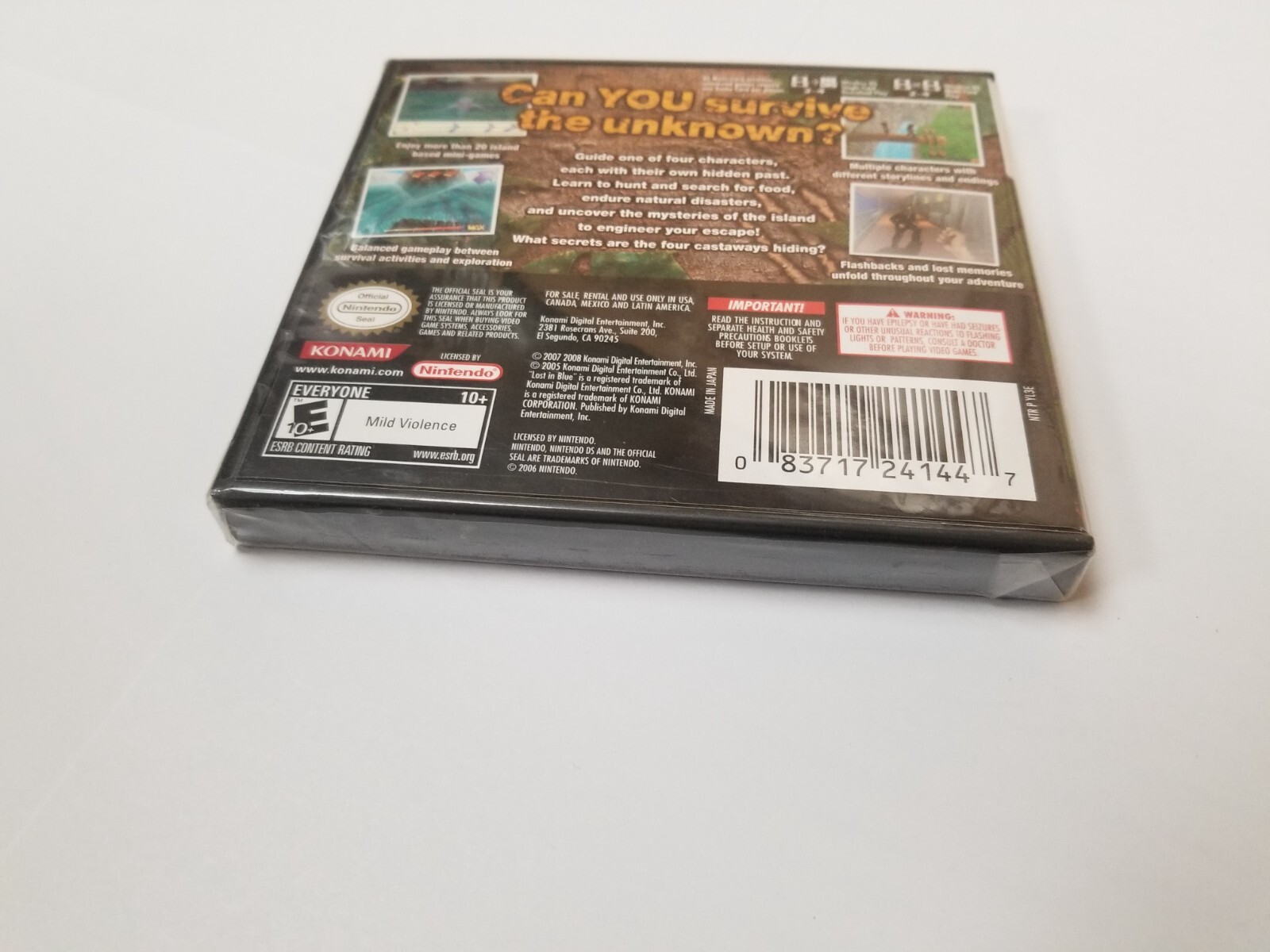 Lost in Blue 3 Nintendo DS new