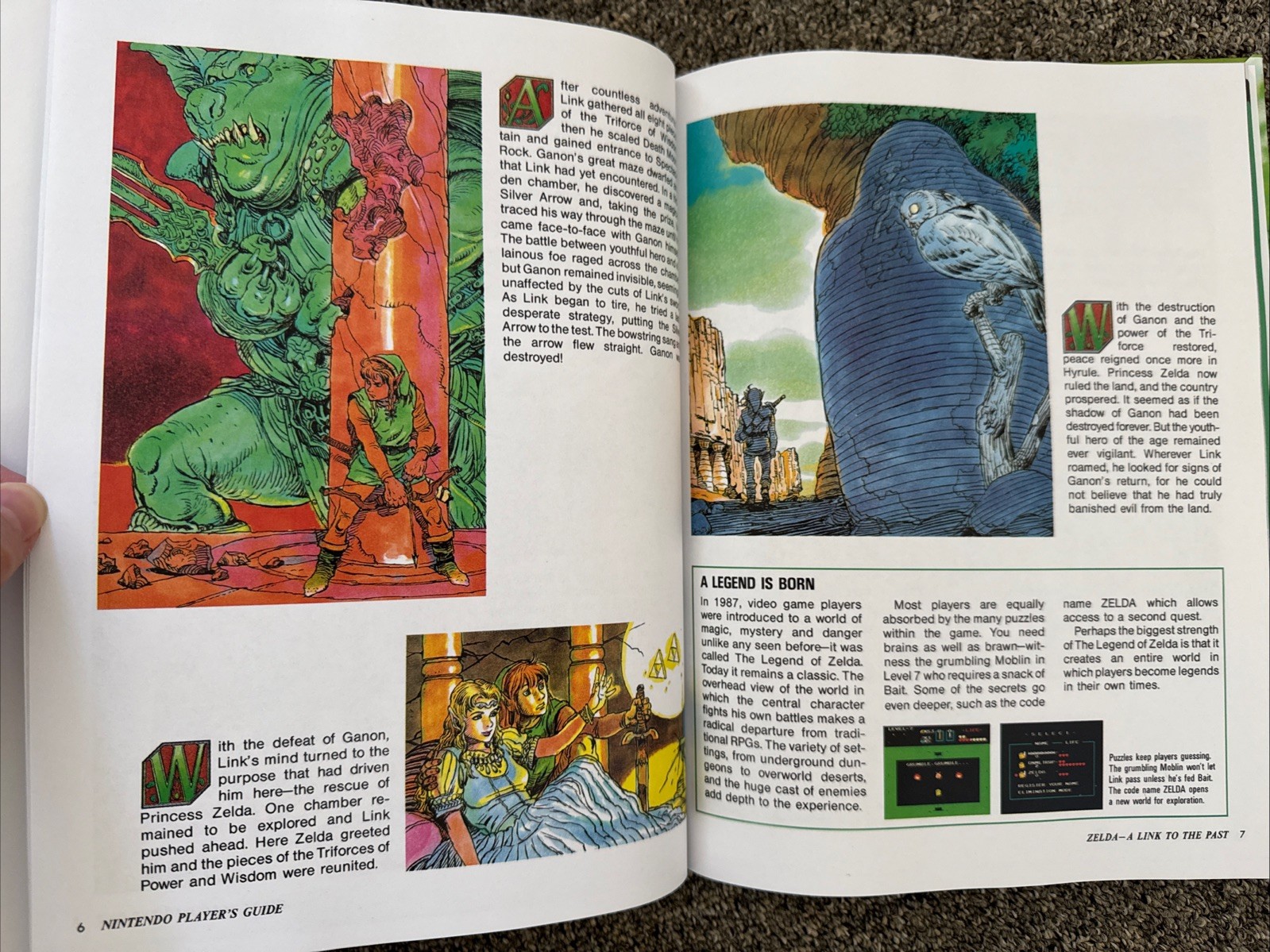 The Legend of Zelda: A Link to the Past Strategy Guide HardcoverCopy MatteFinish
