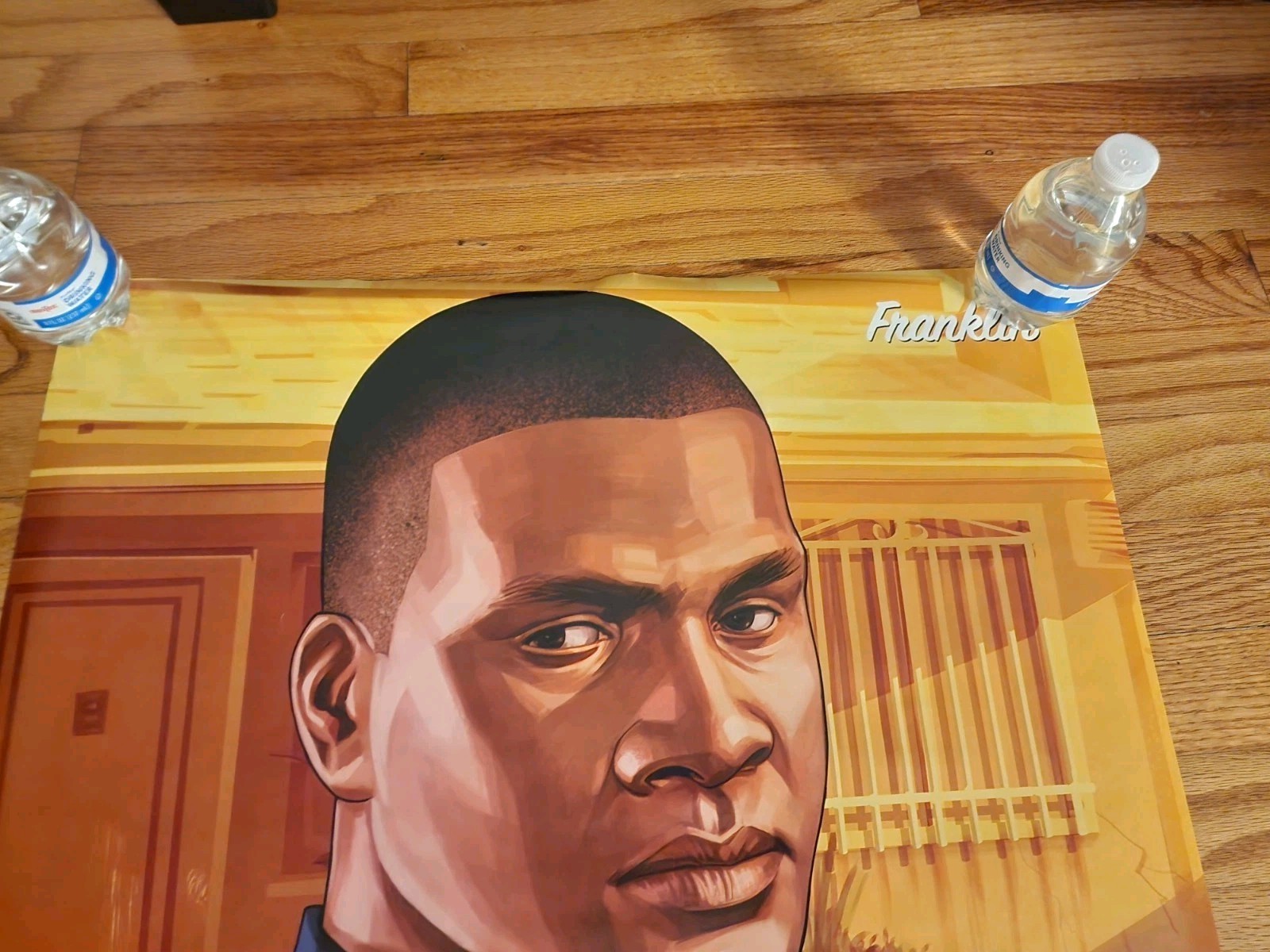 Grand Theft Auto GTA 5 Game Store Double Sided Promo Poster Franklin Super Rare!