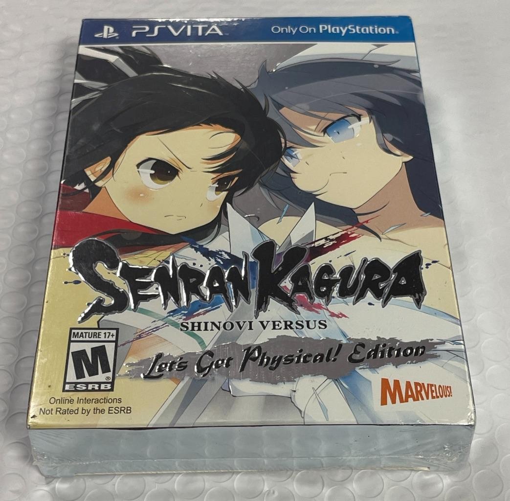 SENRAN KAGURA SHINOVI VERSUS: LET’S GET PHYSICAL EDITION (PSVITA) BRAND NEW.