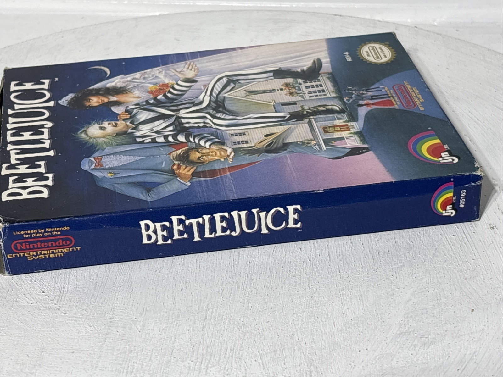 Beetlejuice NES Authentic CIB NICE Condition 🔥