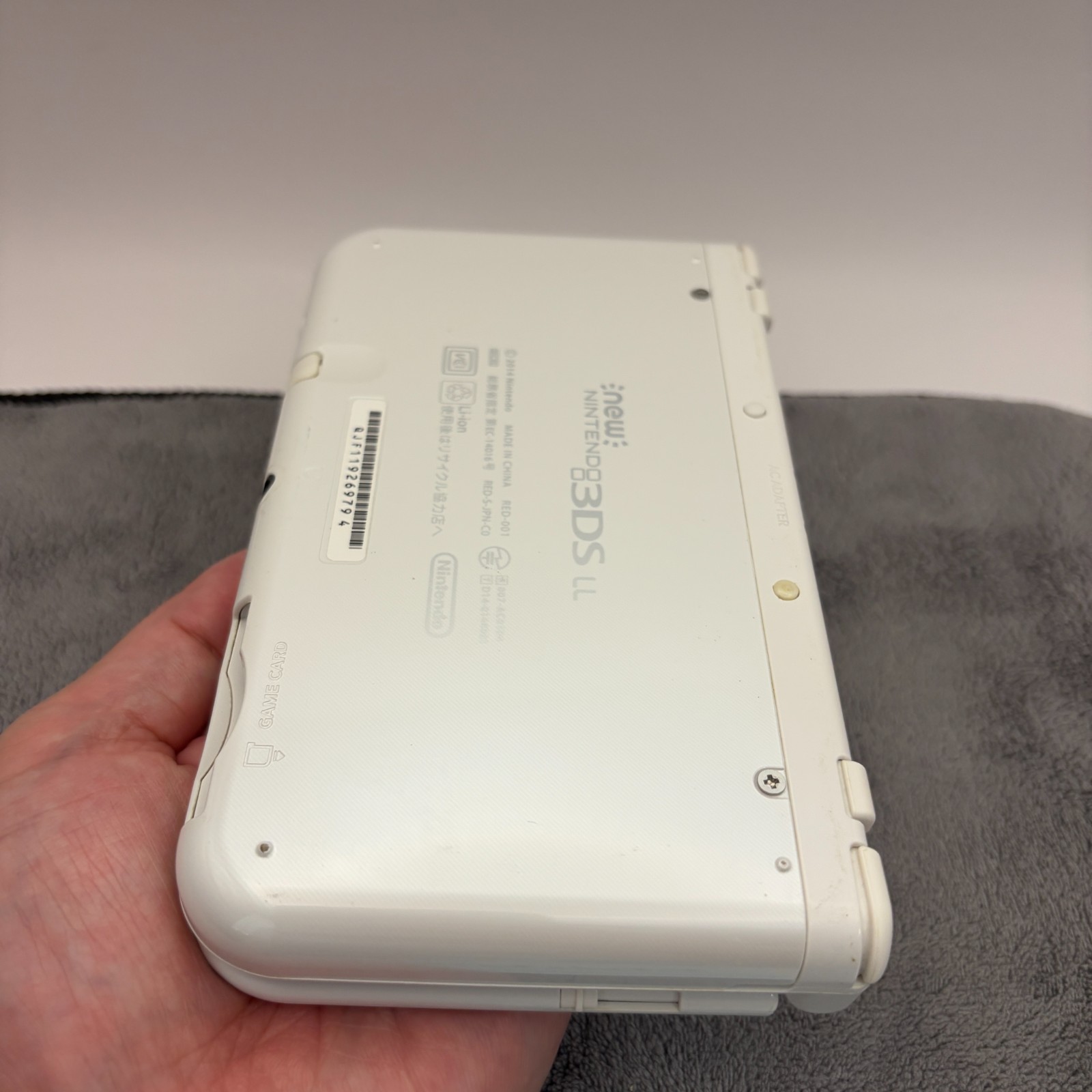 【Excellent5】Nintendo NEW 3DS LL XL Pearl White Game Console From Japan