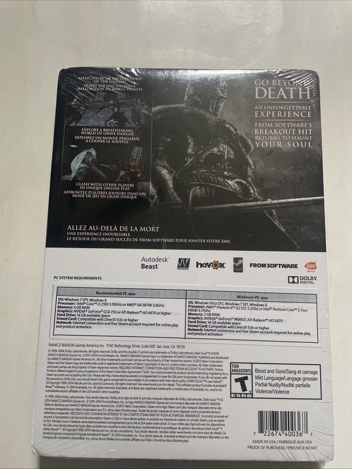 Dark Souls 2: Black Armor Edition PC Game – Read Description