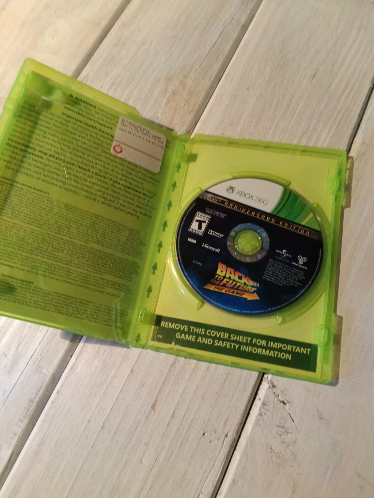 Back to the Future: The Game 30th Anniversary Edition Xbox 360