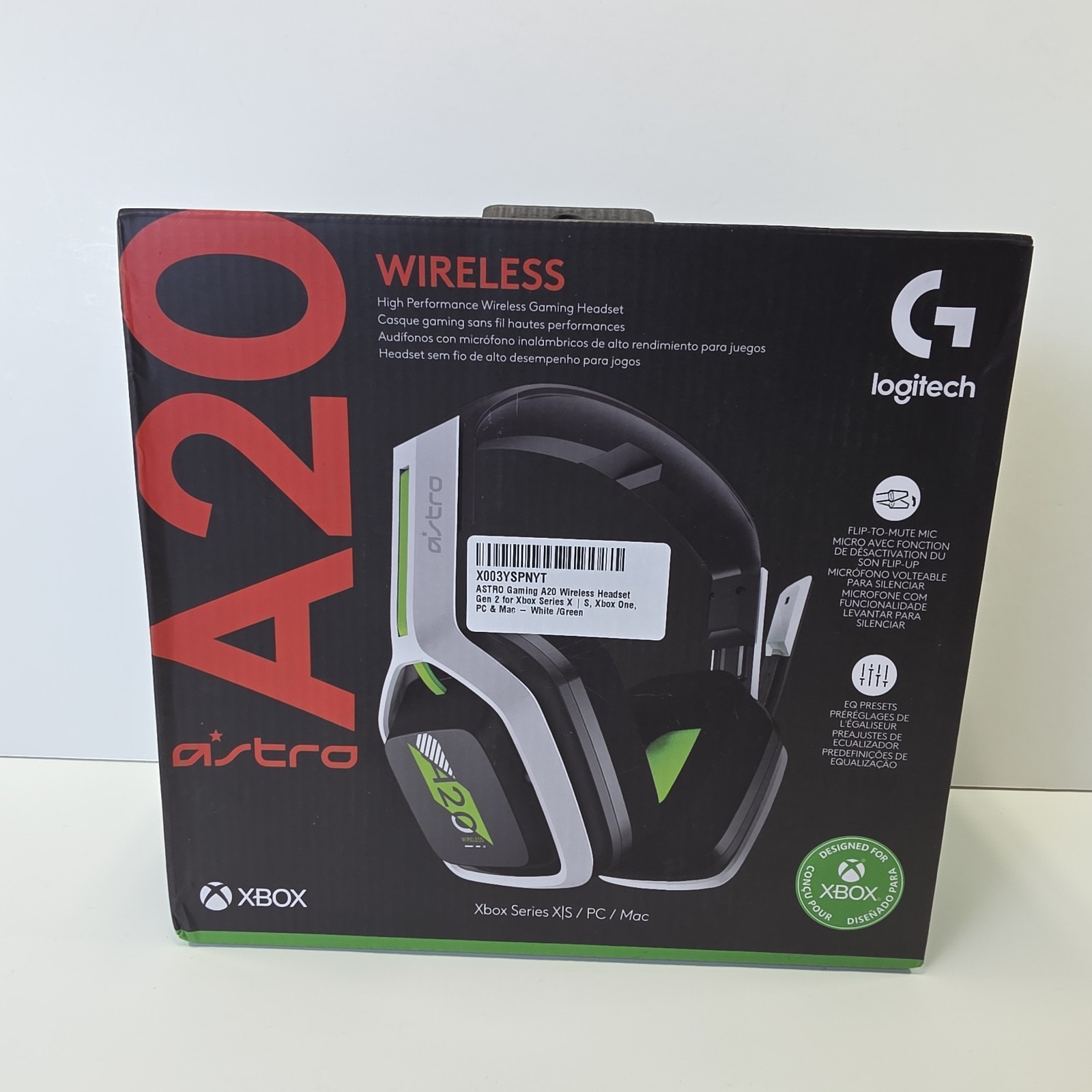 Astro Gaming A20 Gen 2 Wireless Headset Xbox Series X|S One PC Mac Green NEW