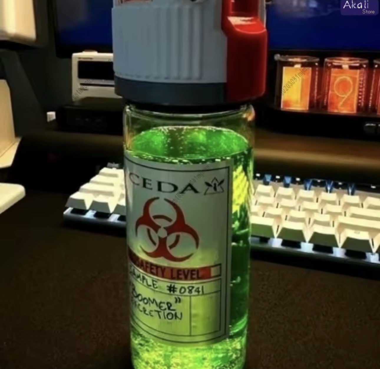Left 4 Dead 2 Bile Bomb Replica Display Prop Zombie Game Collectible Decor Valve