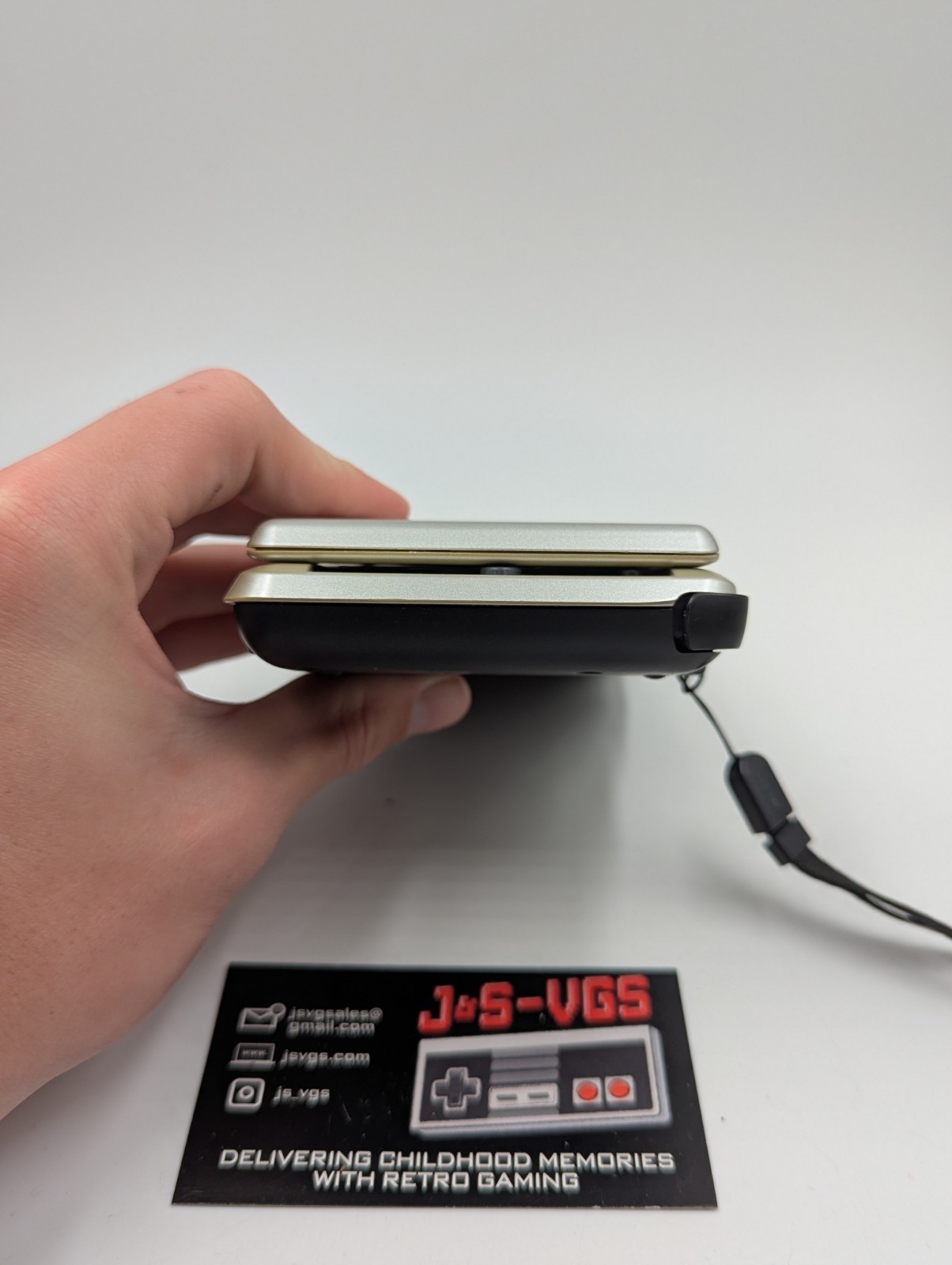 Nintendo DS Original Titanium Console Broken Hinges Works As Is w/ Charger