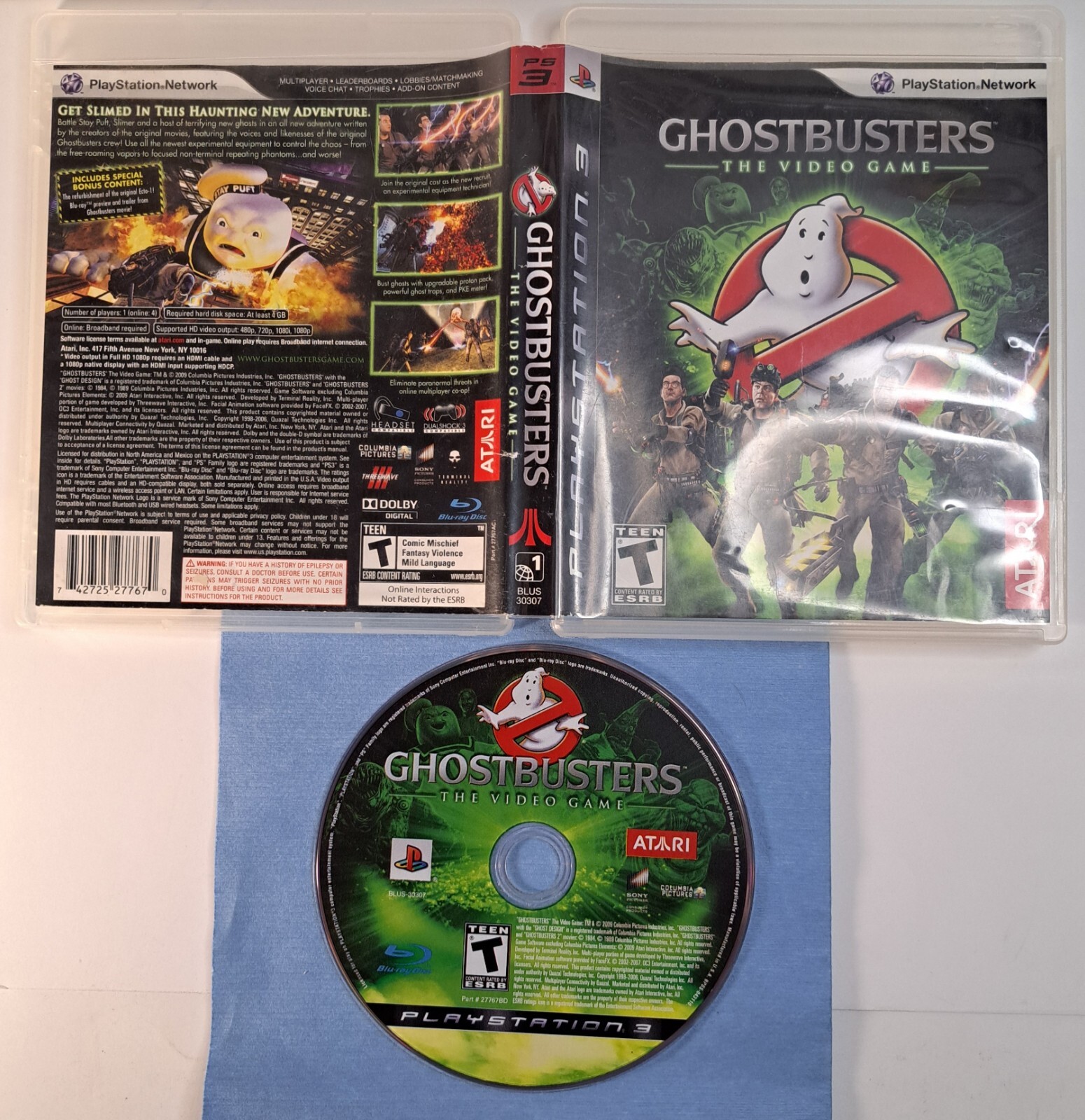 Ghostbusters The Video Game Sony PlayStation 3 PS3 Tested and Working no manual
