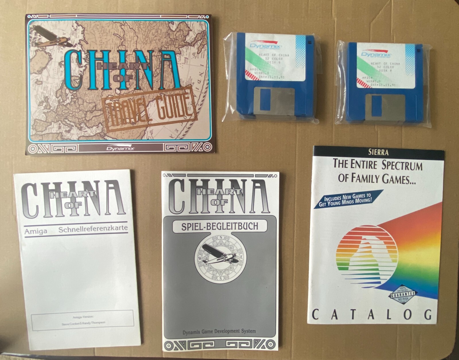 Heart Of China CIB Amiga Sierra German
