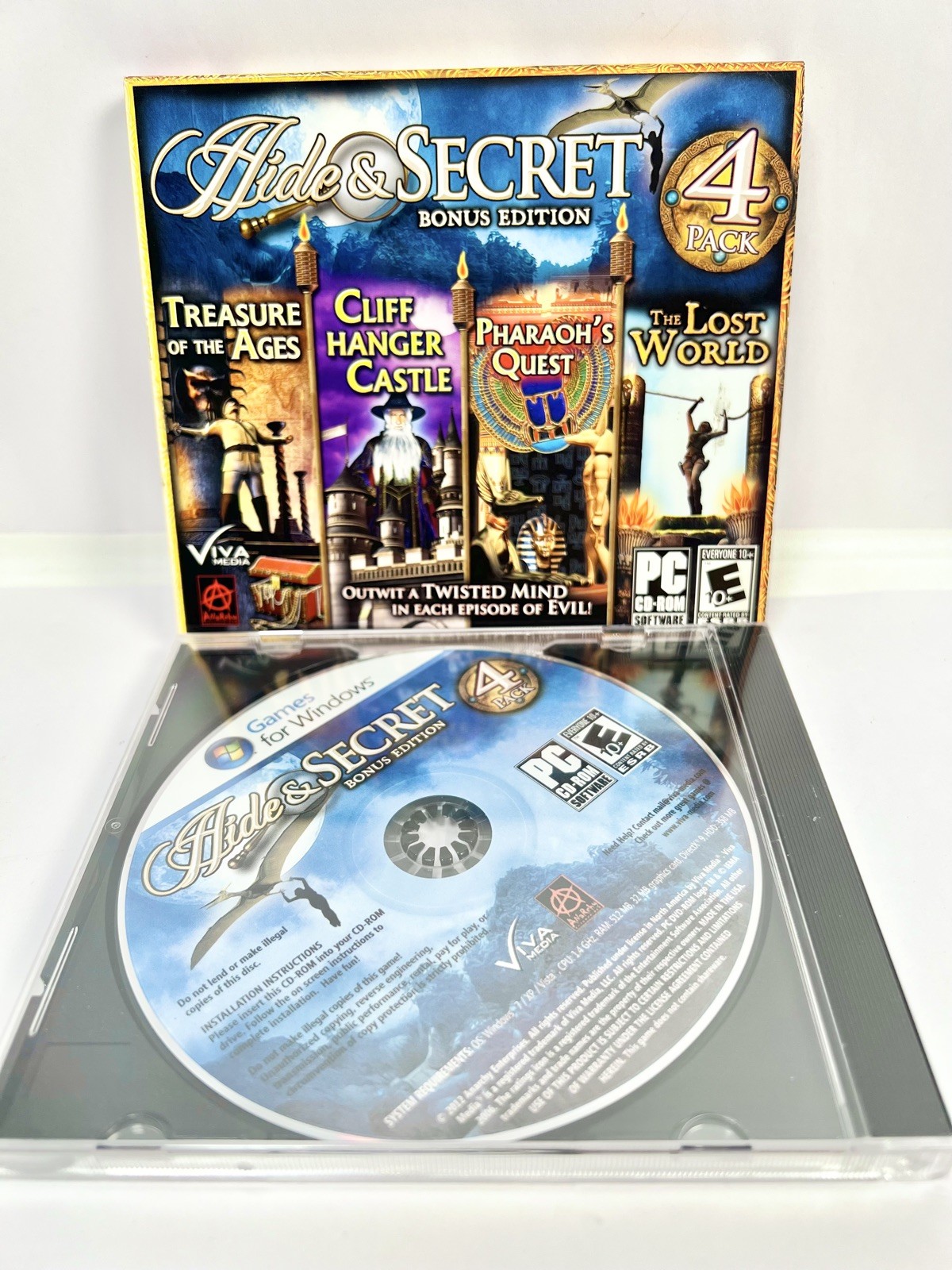 Hide & Secret: Bonus Edition 4 Pack Jewel Case (PC Adventure Game, 2012)