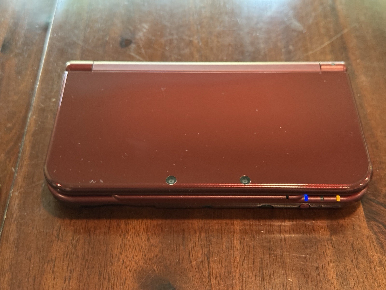 Nintendo New 3DS XL Red Handheld System w/ AC Adapter, Wi-Fi, 4GB, North America