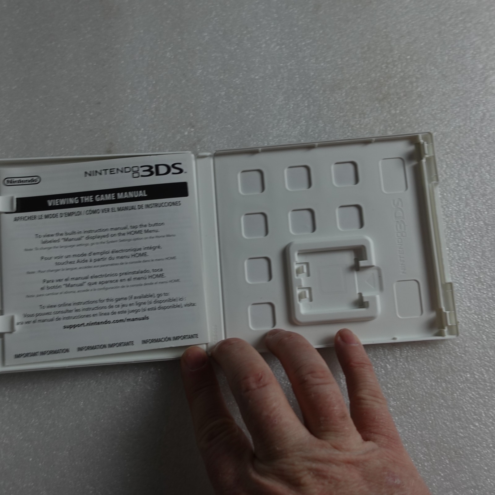 Mario Sports Superstars Case and Manual Nintendo 3DS CASE NO GAME