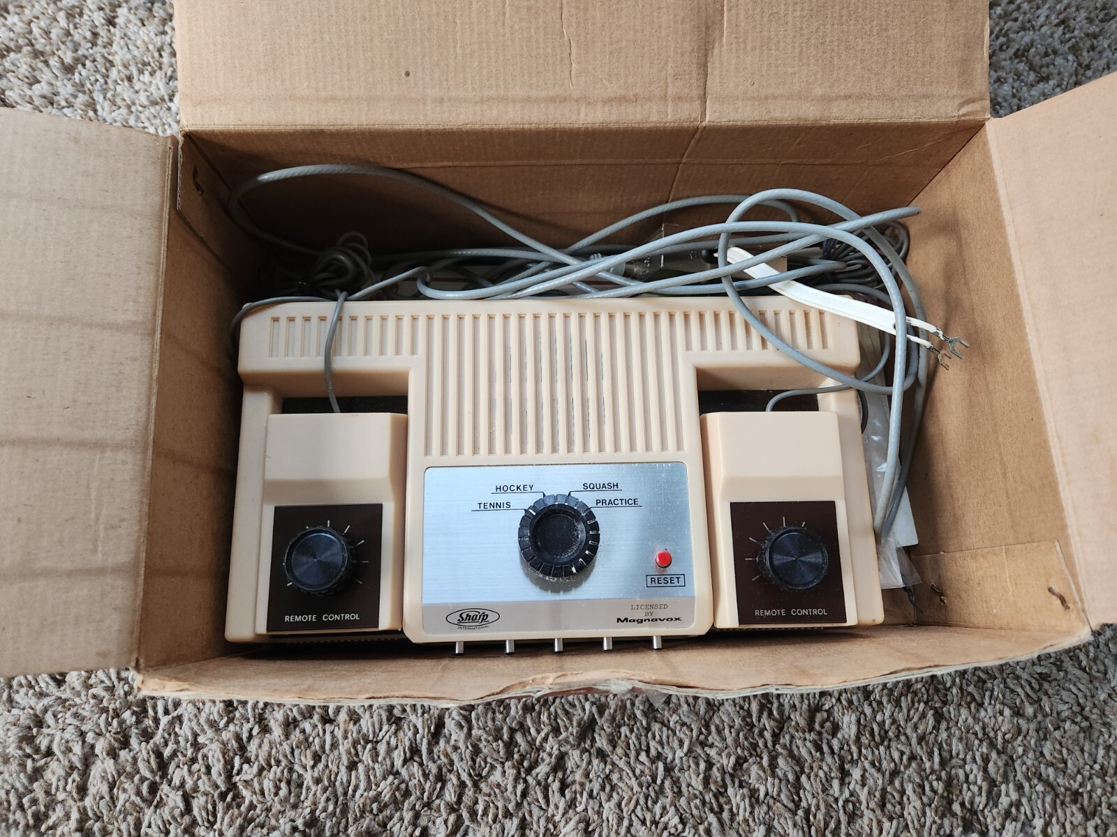 E&P EP800 Sharp Magnavox 4 Sports Electronic Video Games 1977 w/ Manuals Clean!