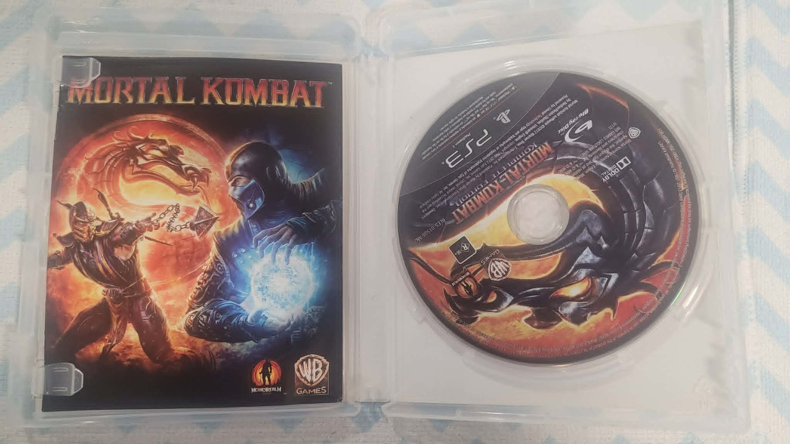 Mortal Kombat Komplete Edition PS3 PlayStation 3 Game Complete with Manual CIB