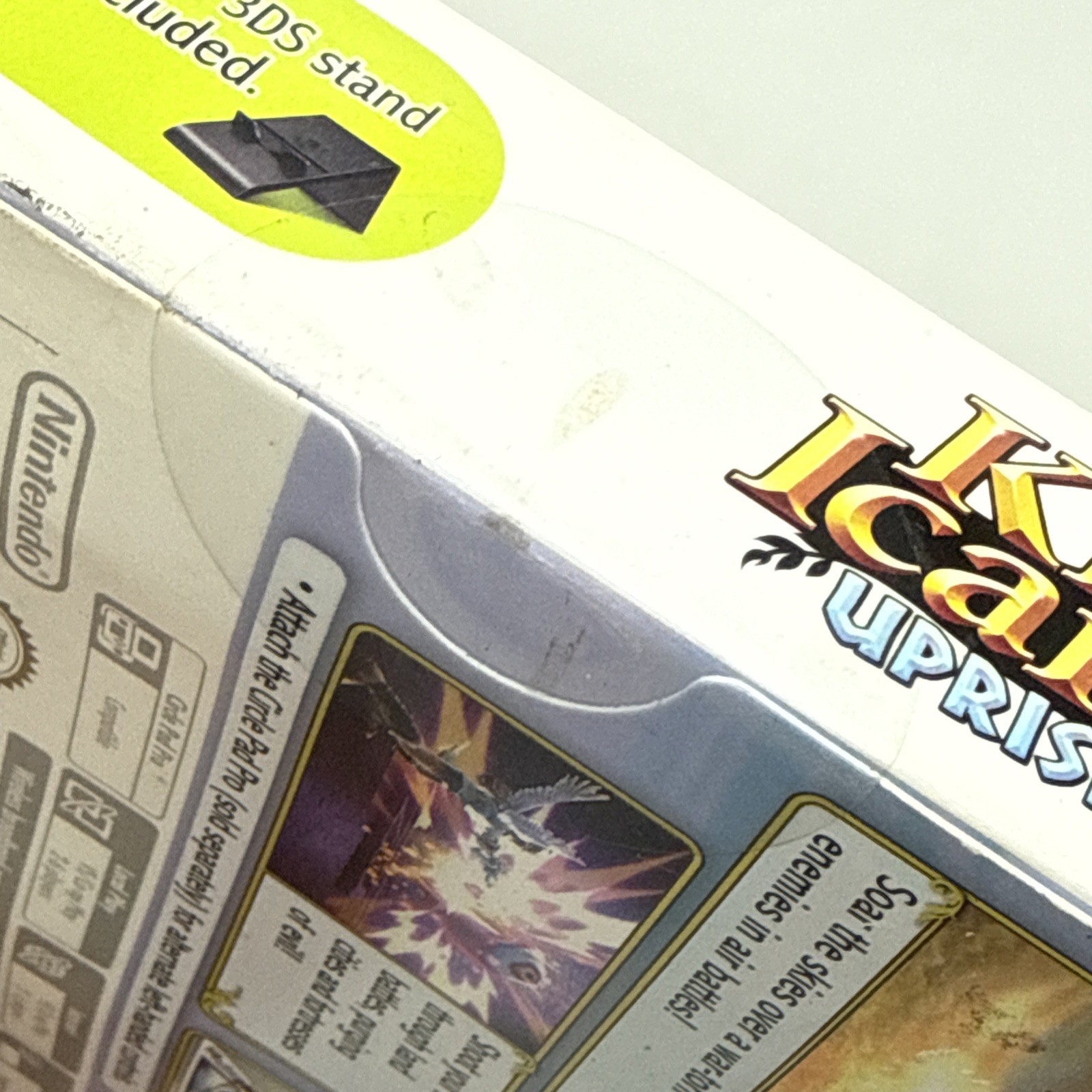 Kid Icarus: Uprising (Nintendo 3DS, 2012) SEALED BIG BOX w/ Card & Stand