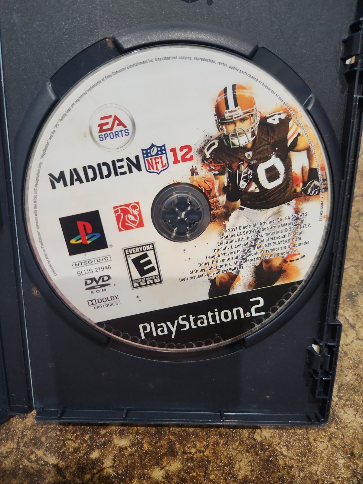 Madden NFL 12 (Sony PlayStation 2, 2011) Complete Tested Works CIB Peyton Hillis
