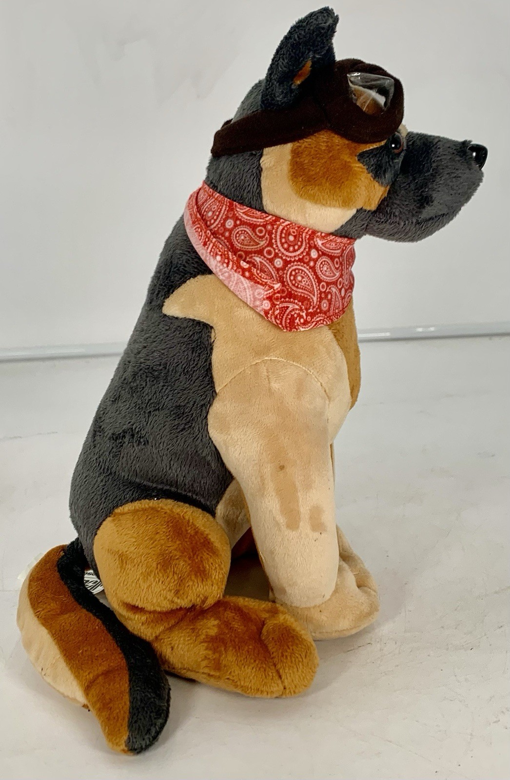 Fallout 4 Dogmeat Bethesda Plush Stuffed Animal Dog Bandana + Goggles