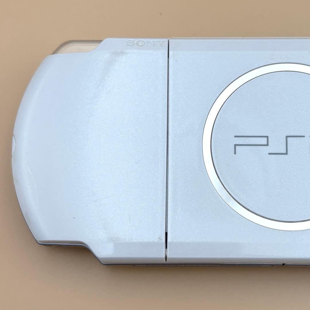 Excellent Sony PSP 3000 Pearl White Tested
