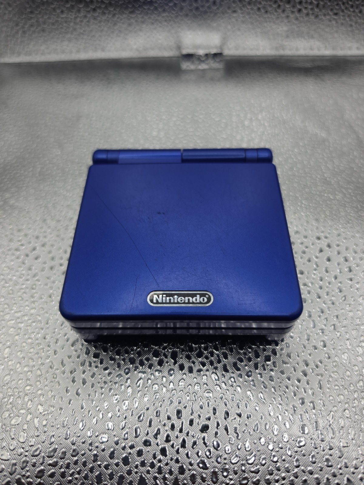 Nintendo Game Boy Advance SP Handheld System Blue No Charger + 3 Games!