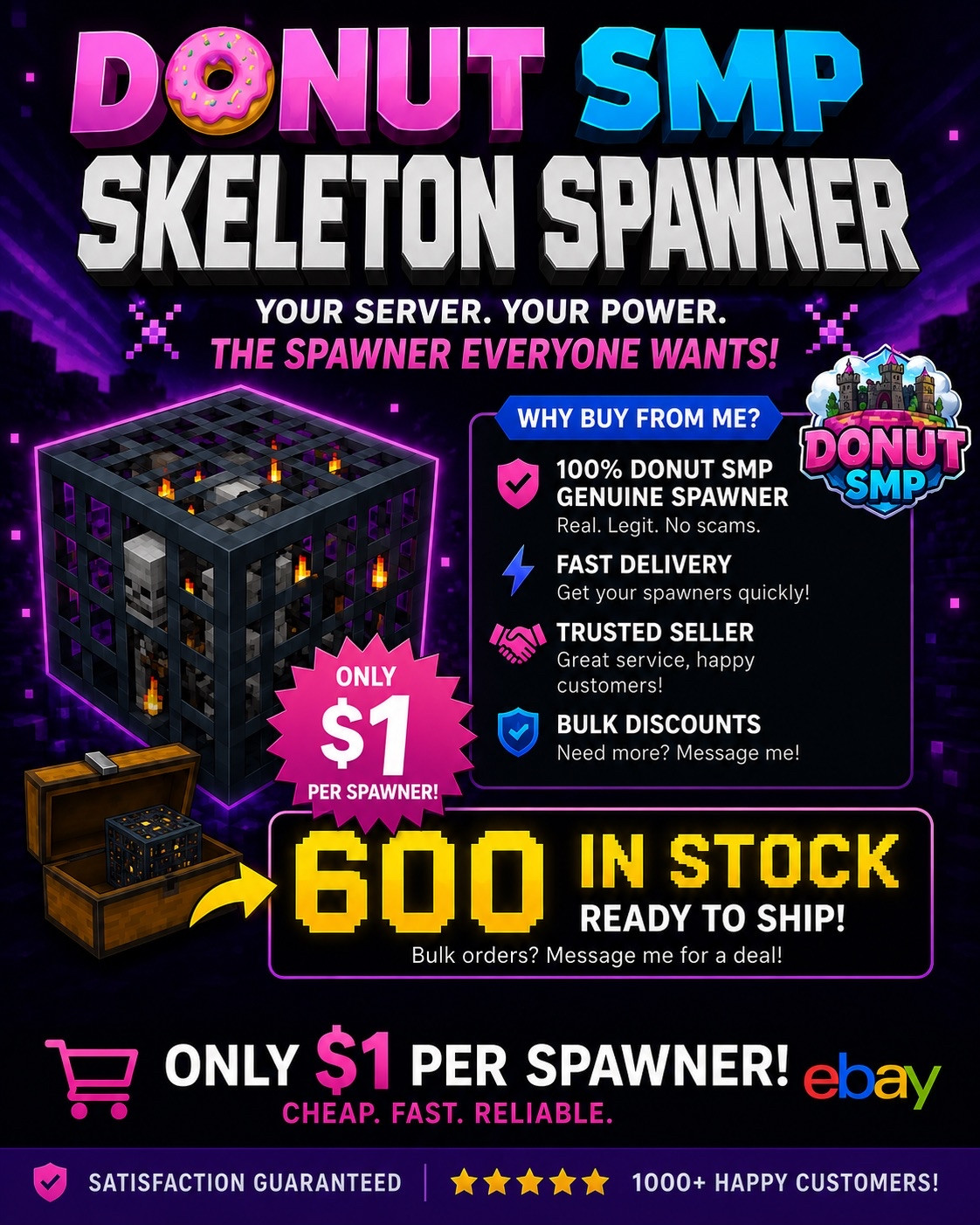 Donut smp Skeleton Spawners